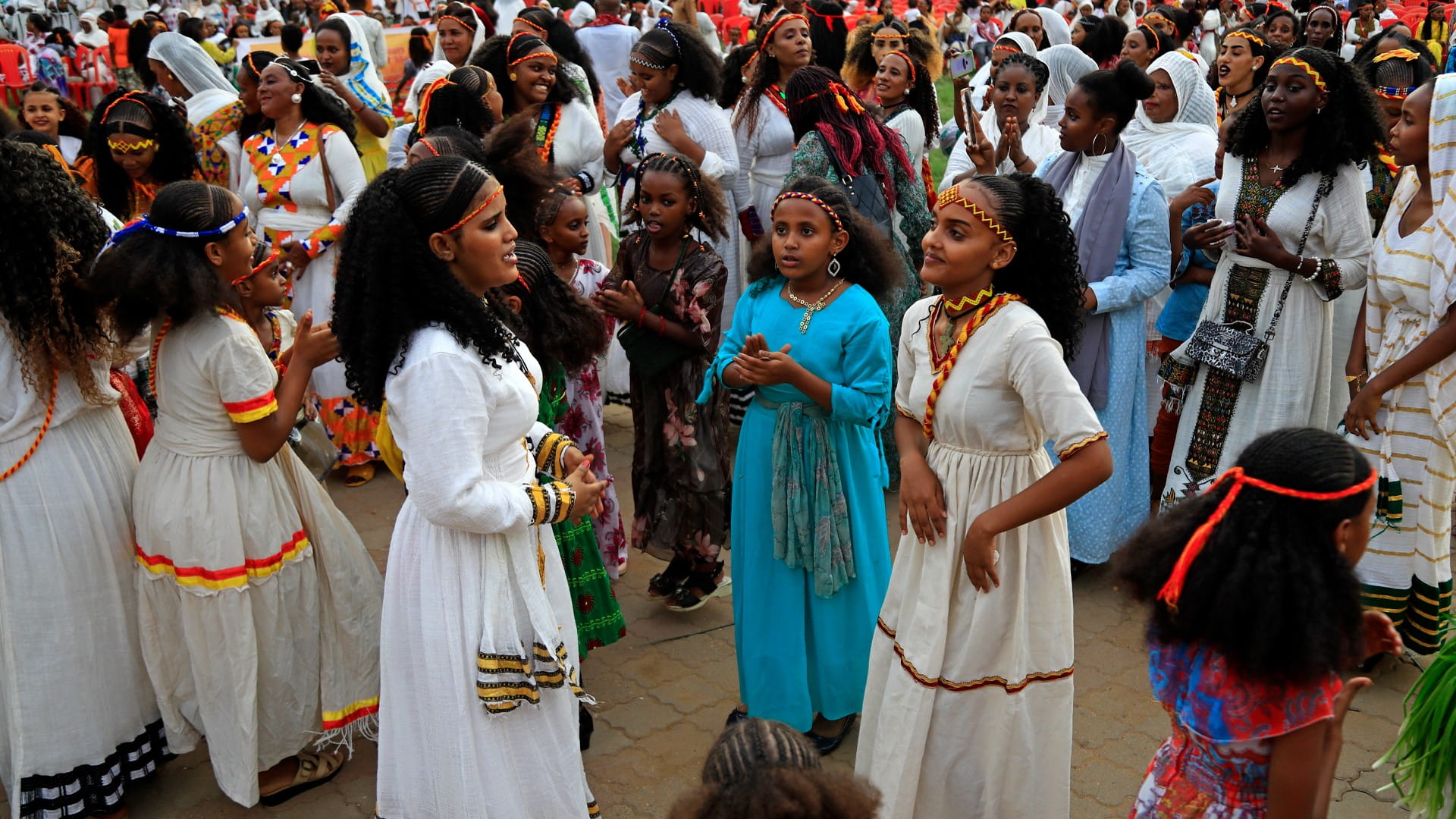 صورة بعنوان: في الخرطوم...الأثيوبيون يحتفلون بعيد أشنده مع الحنين للأهل والوطن 