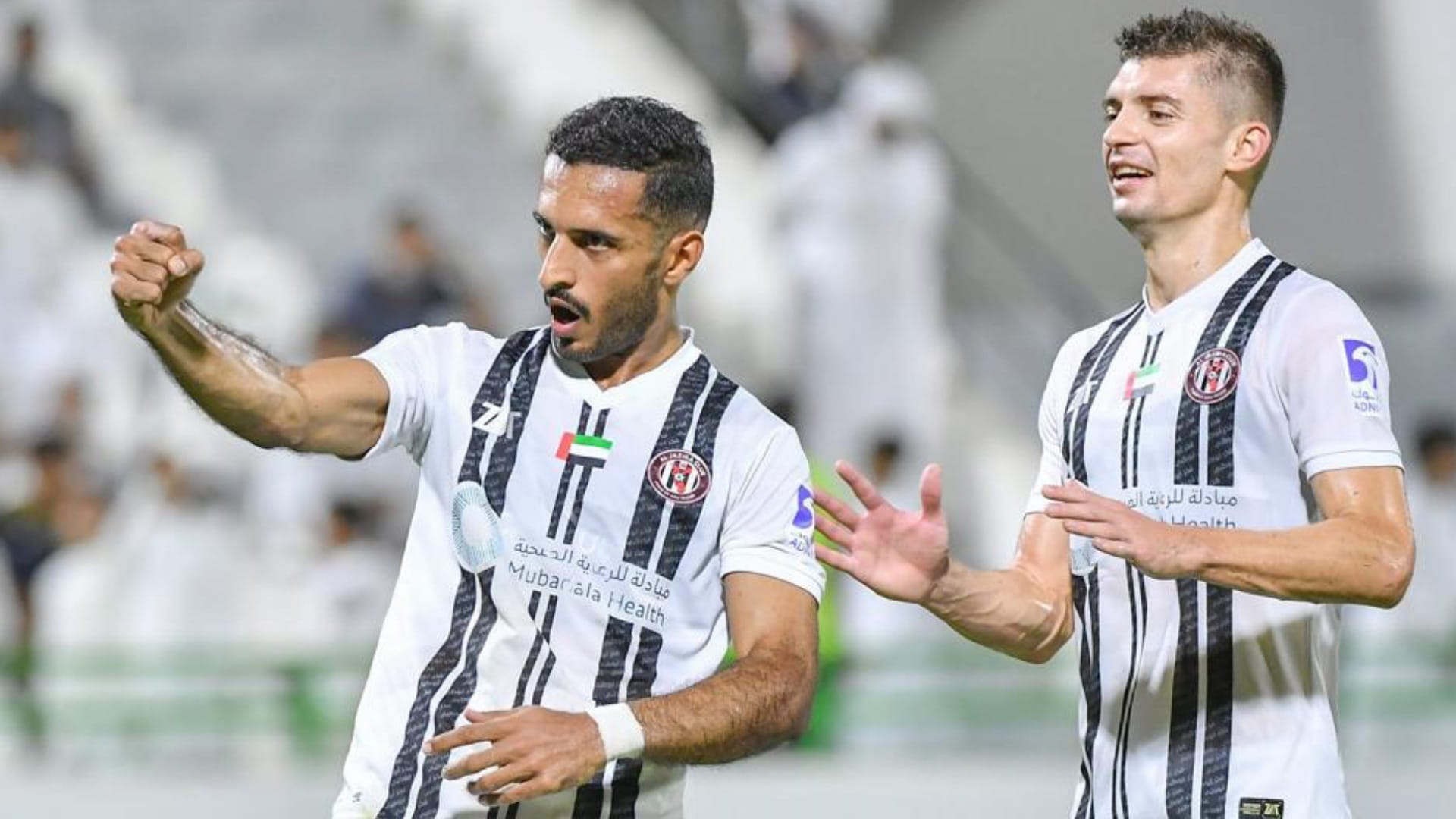 Image for the title: Al Jazira wins 4-2 over Khorfakkan in ADNOC Pro League 