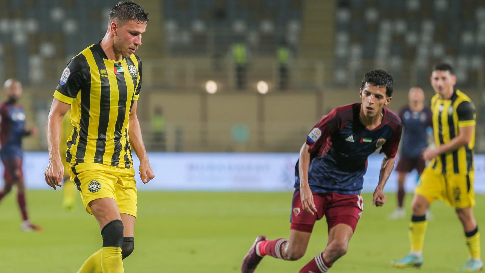 صورة بعنوان: اتحاد كلباء يفوز على الوحدة في دوري أدنوك للمحترفين 