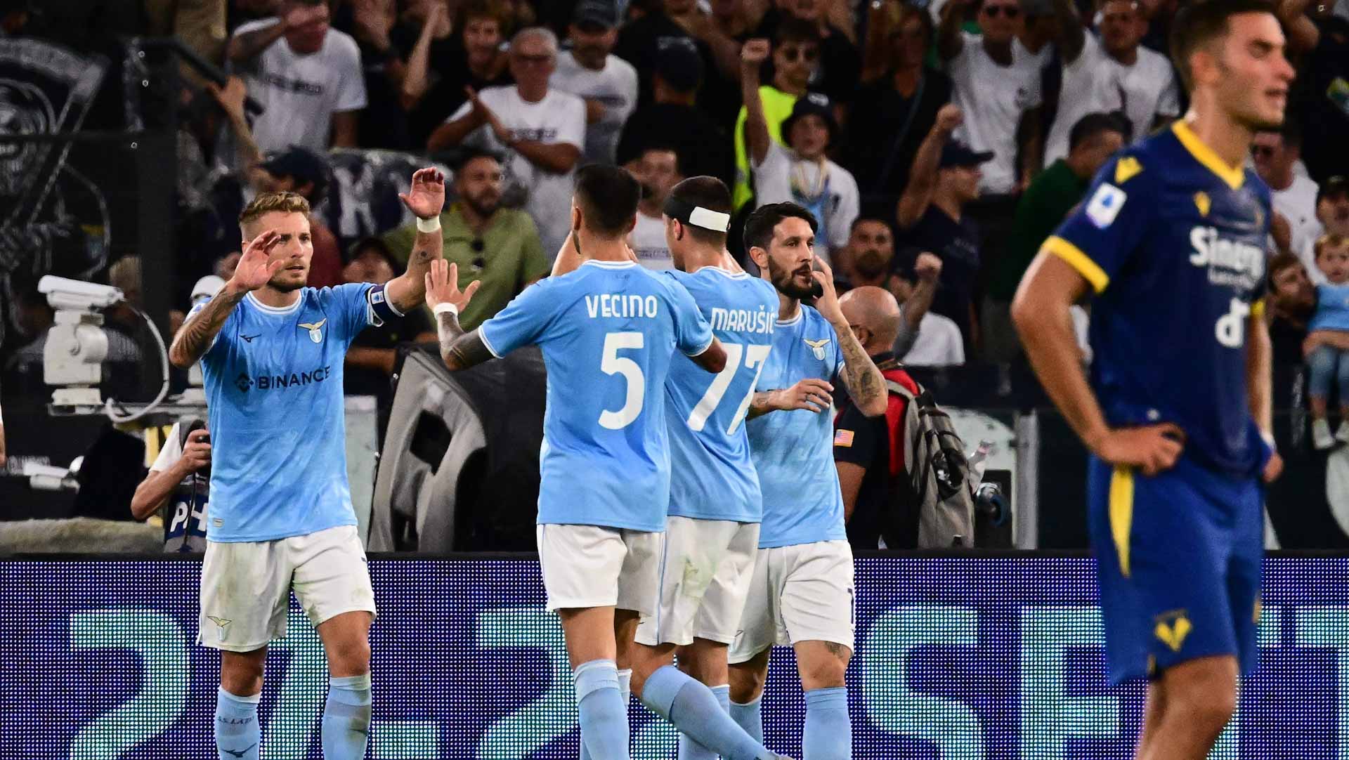 صورة بعنوان: لاتسيو يخطف النقاط الثلاث من أمام فيرونا في الدوري الإيطالي 