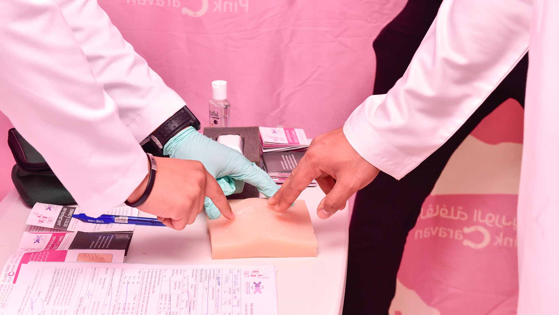 Image for the title: Pink Caravan rallies nationwide ahead of Breast Cancer Month  