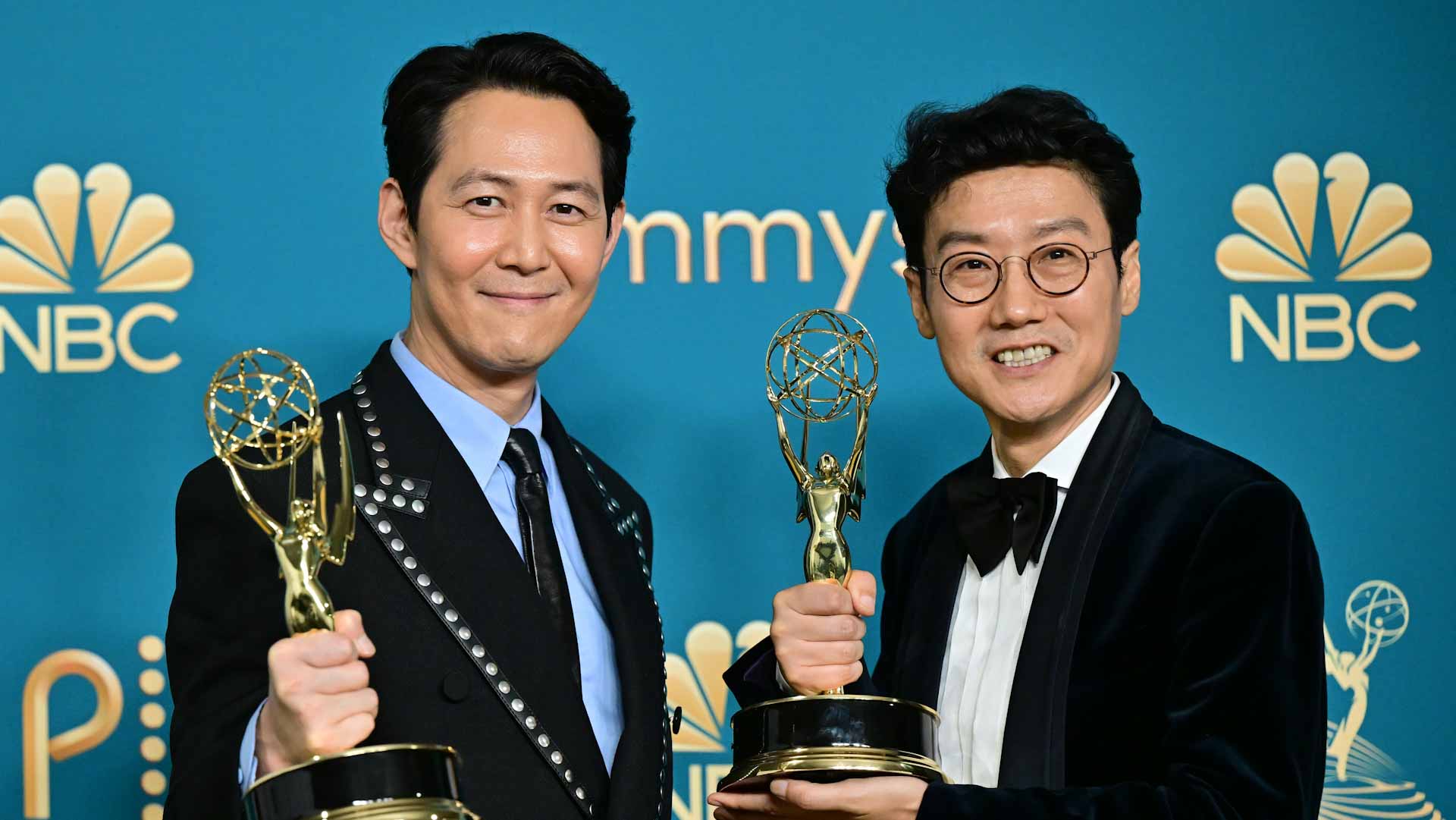 Image for the title: 'Succession' and 'Squid Game' big winners at television's Emmys 