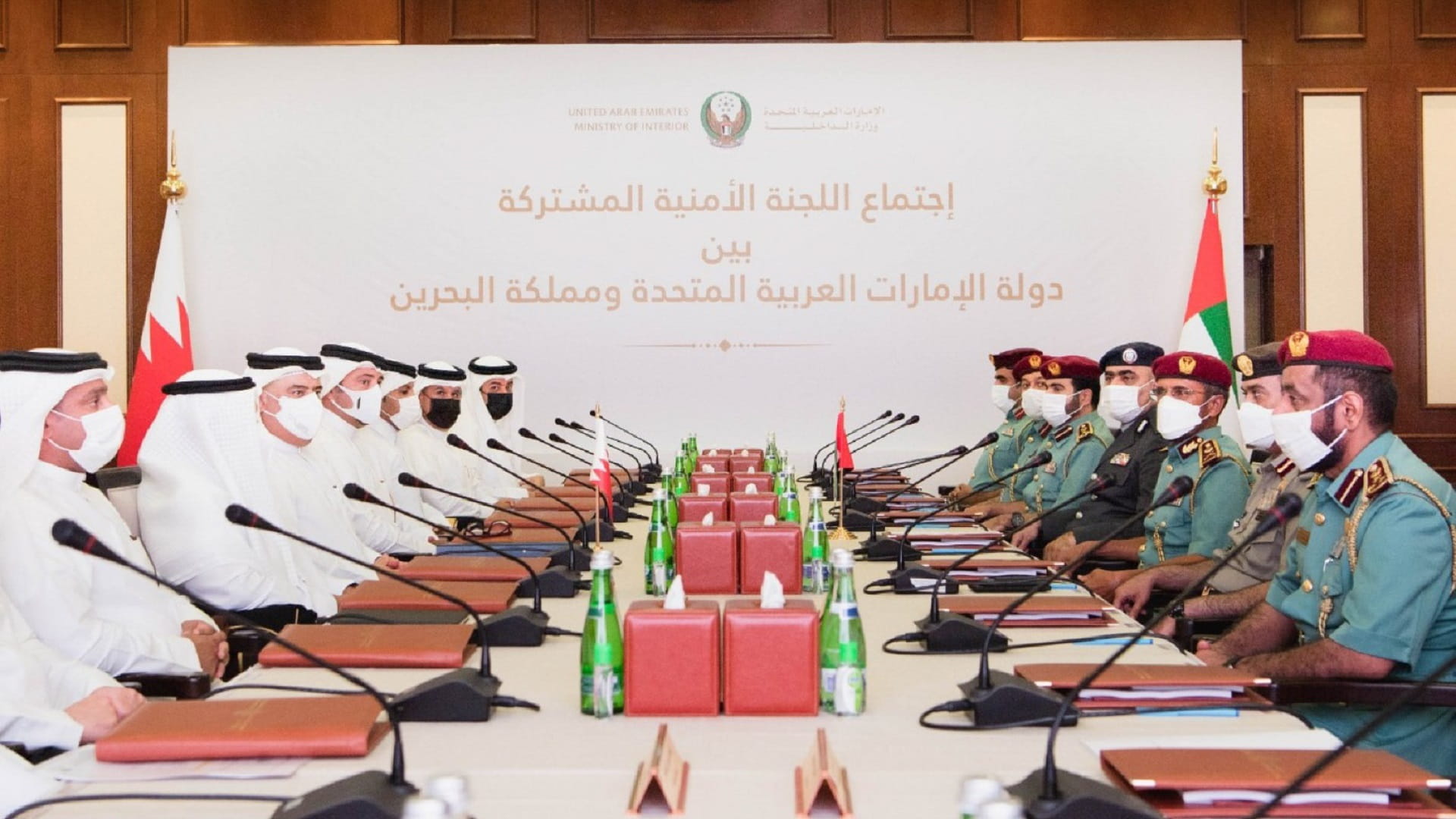 Image for the title: UAE-Bahrain Joint Security Committee convenes in Abu Dhabi 