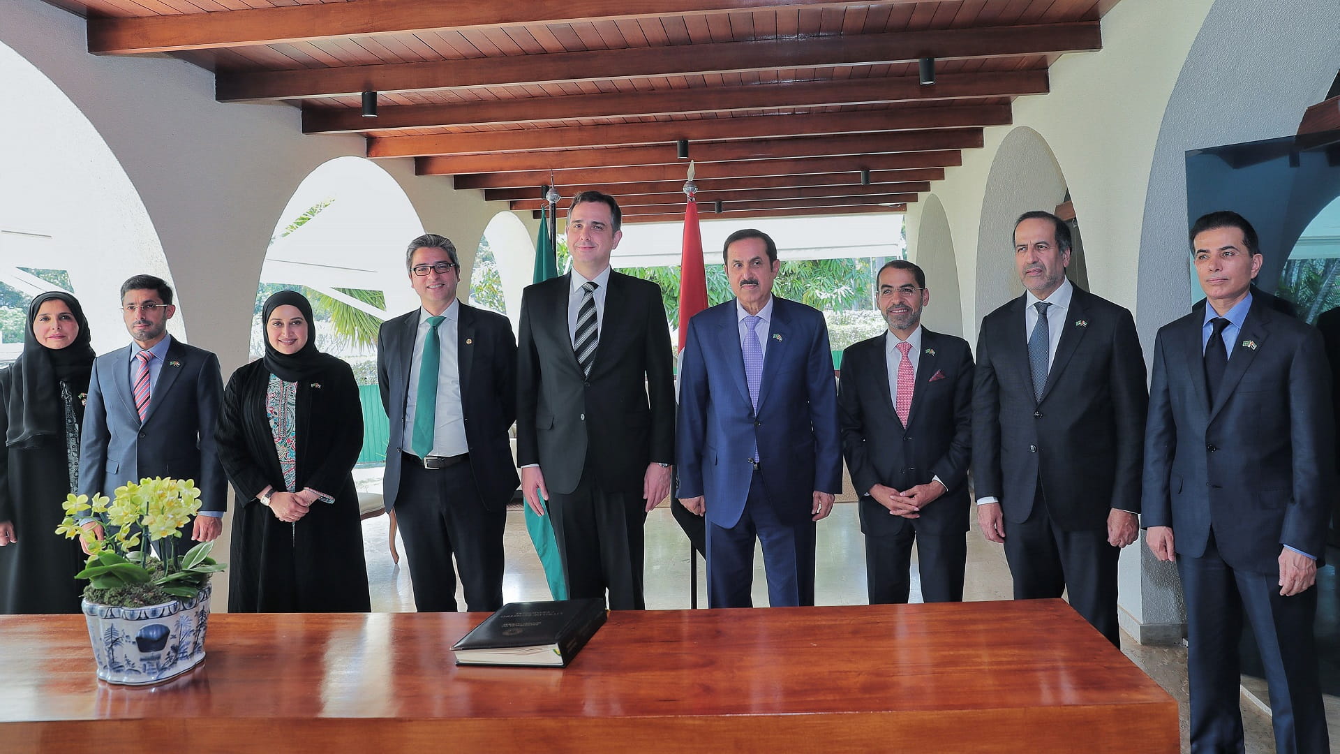 Image for the title: FNC Speaker, President of Brazilian Senate discuss bilateral coop 