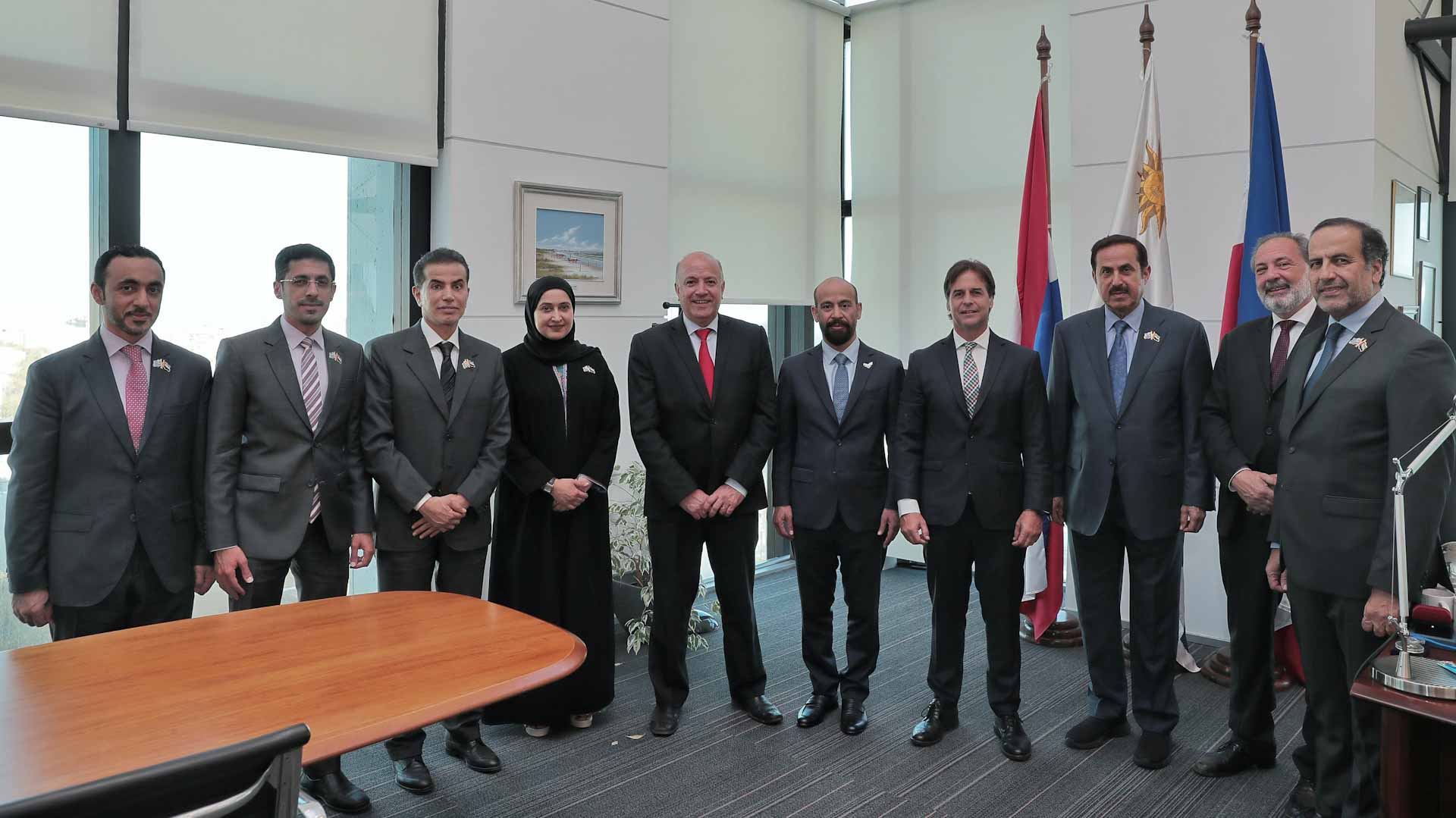 Image for the title: Uruguayan President receives FNC Speaker 