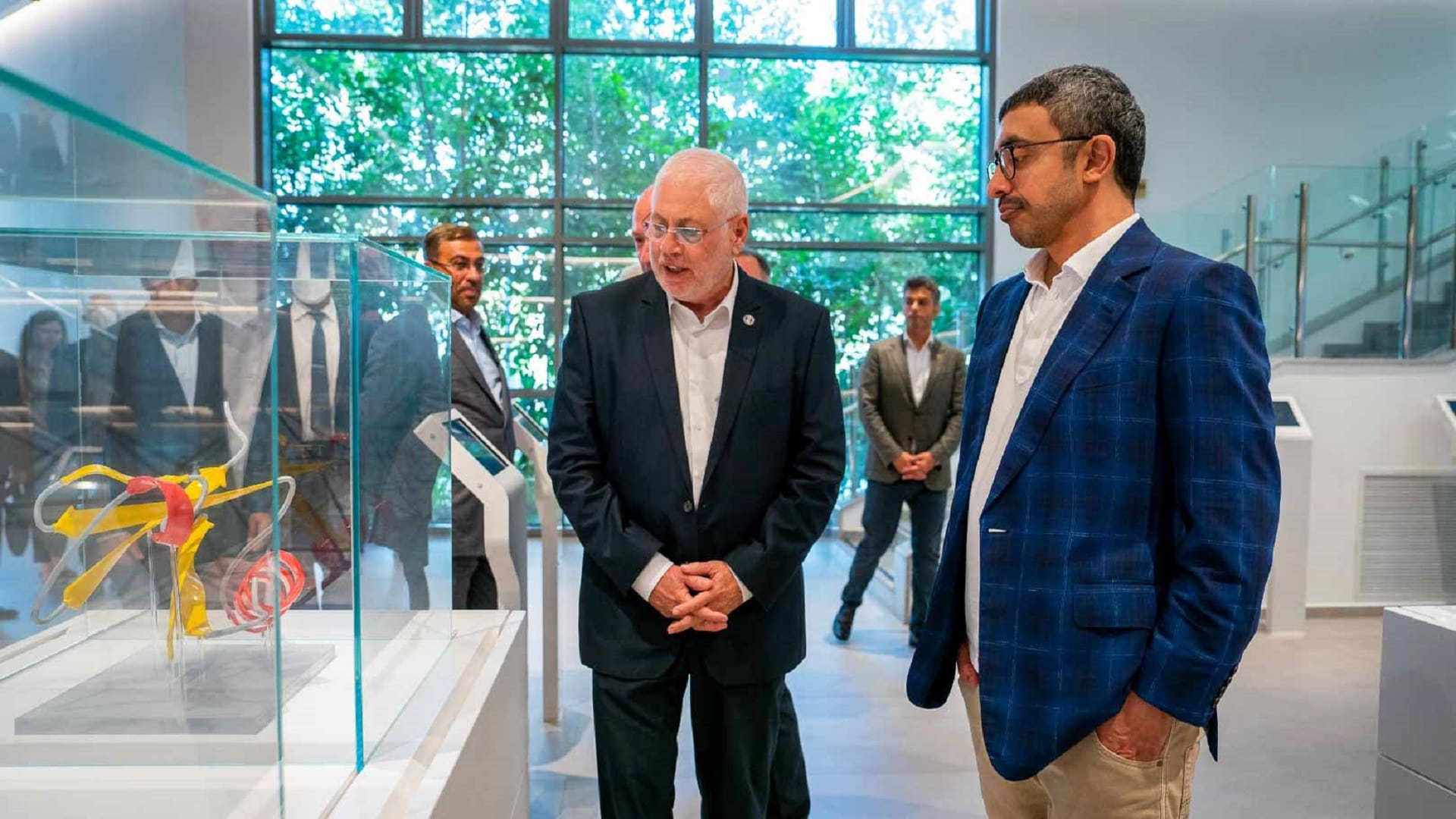 Image for the title: Abdullah bin Zayed visits Israel's Technion University 