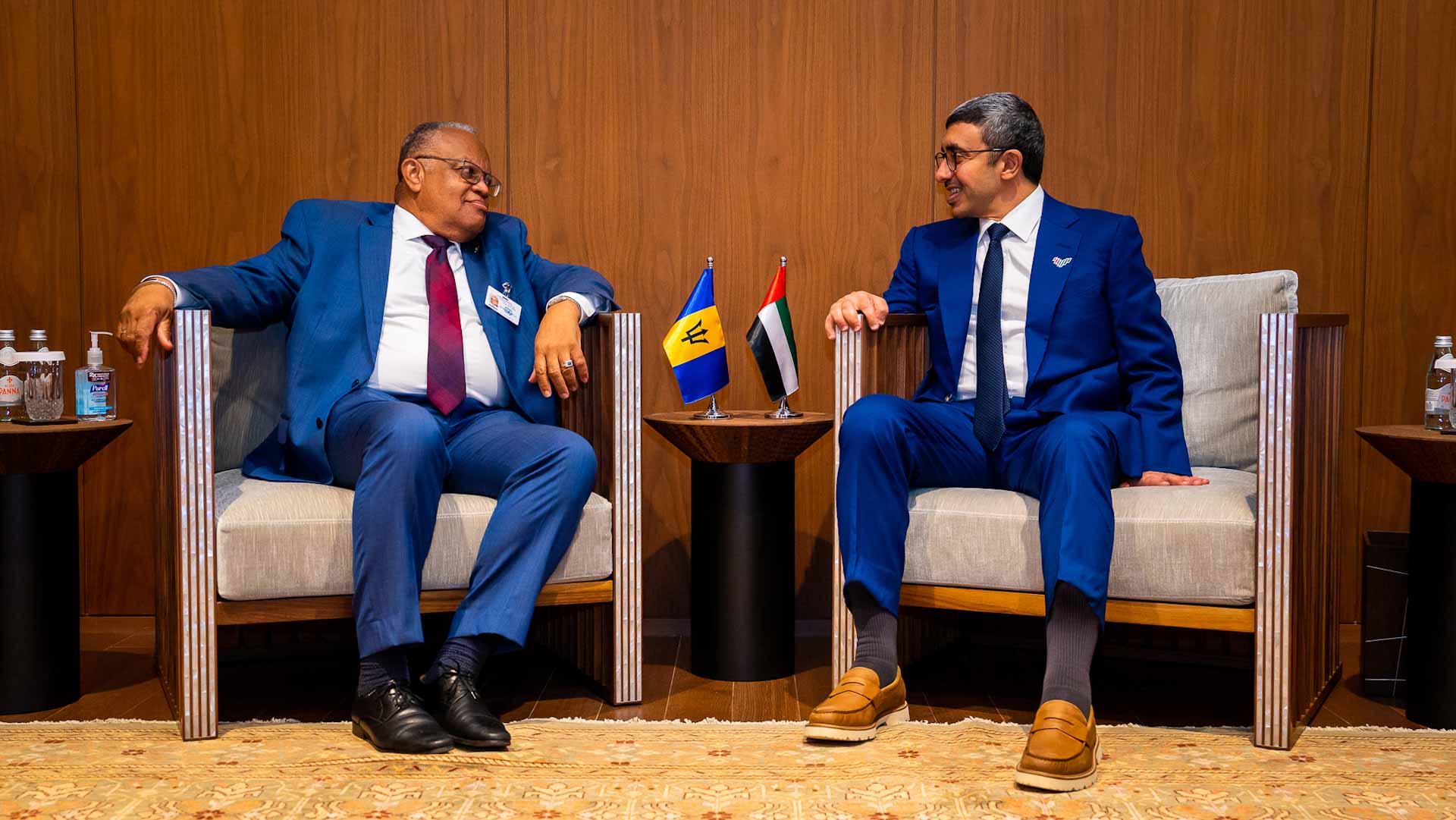 Image for the title: Abdullah bin Zayed meets number of foreign ministers in New York 