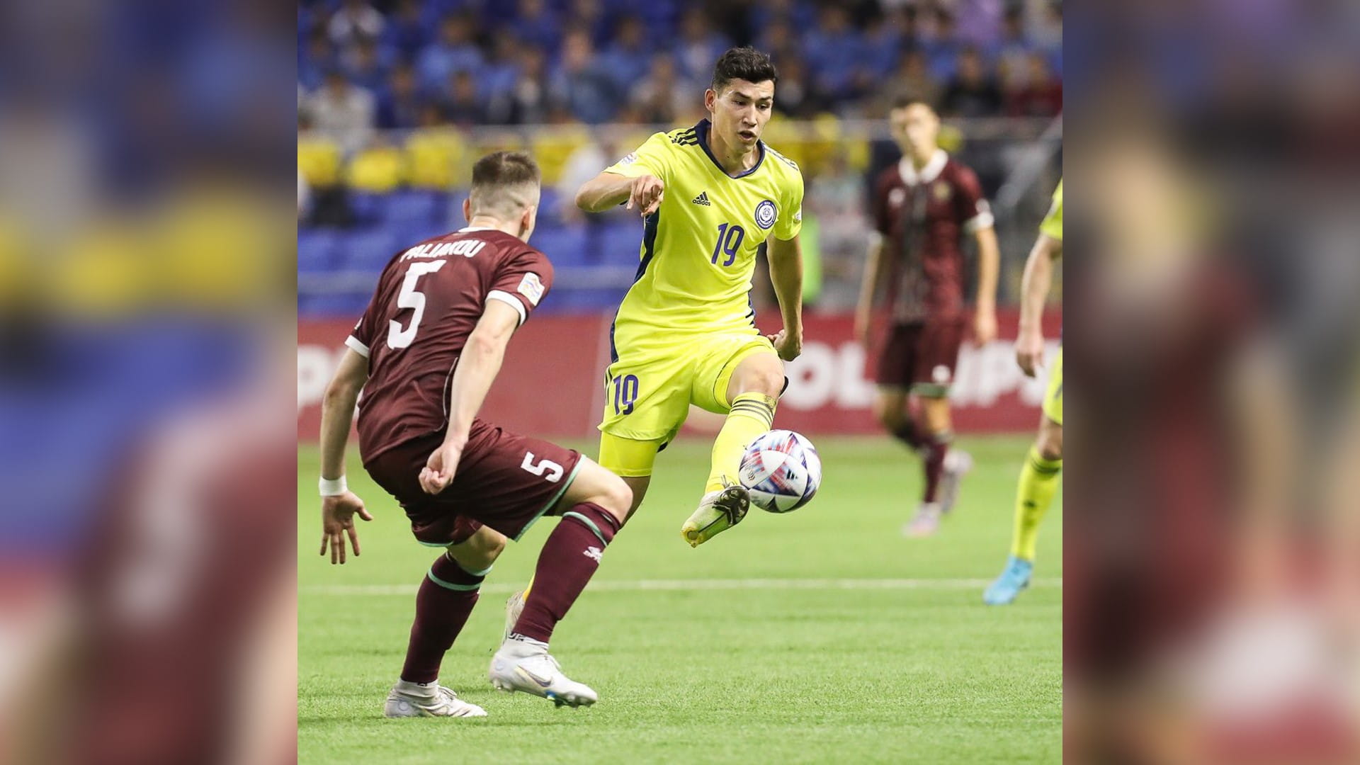 صورة بعنوان: منتخب كازاخستان يتأهل للتصنيف الثاني بدوري الأمم الأوروبية 