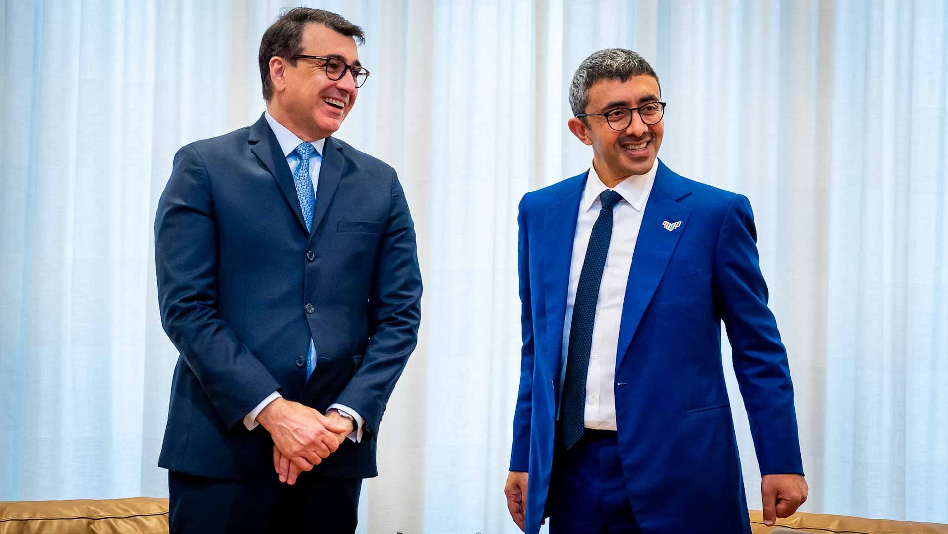 Image for the title: UAE Foreign Minister, Brazilian counterpart meet in New York 