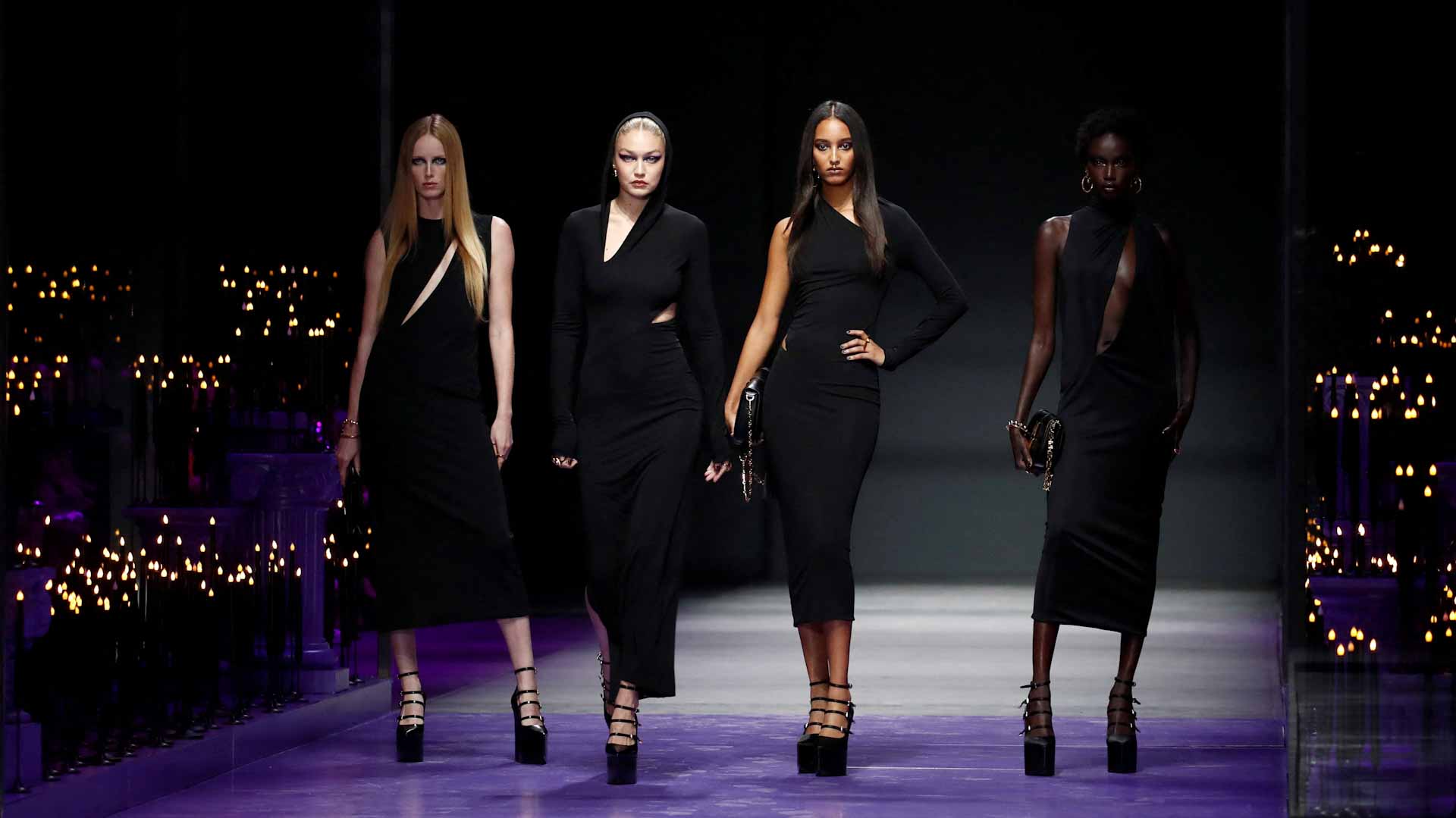 Image for the title: Milan fashion mobilises for Italy vote 