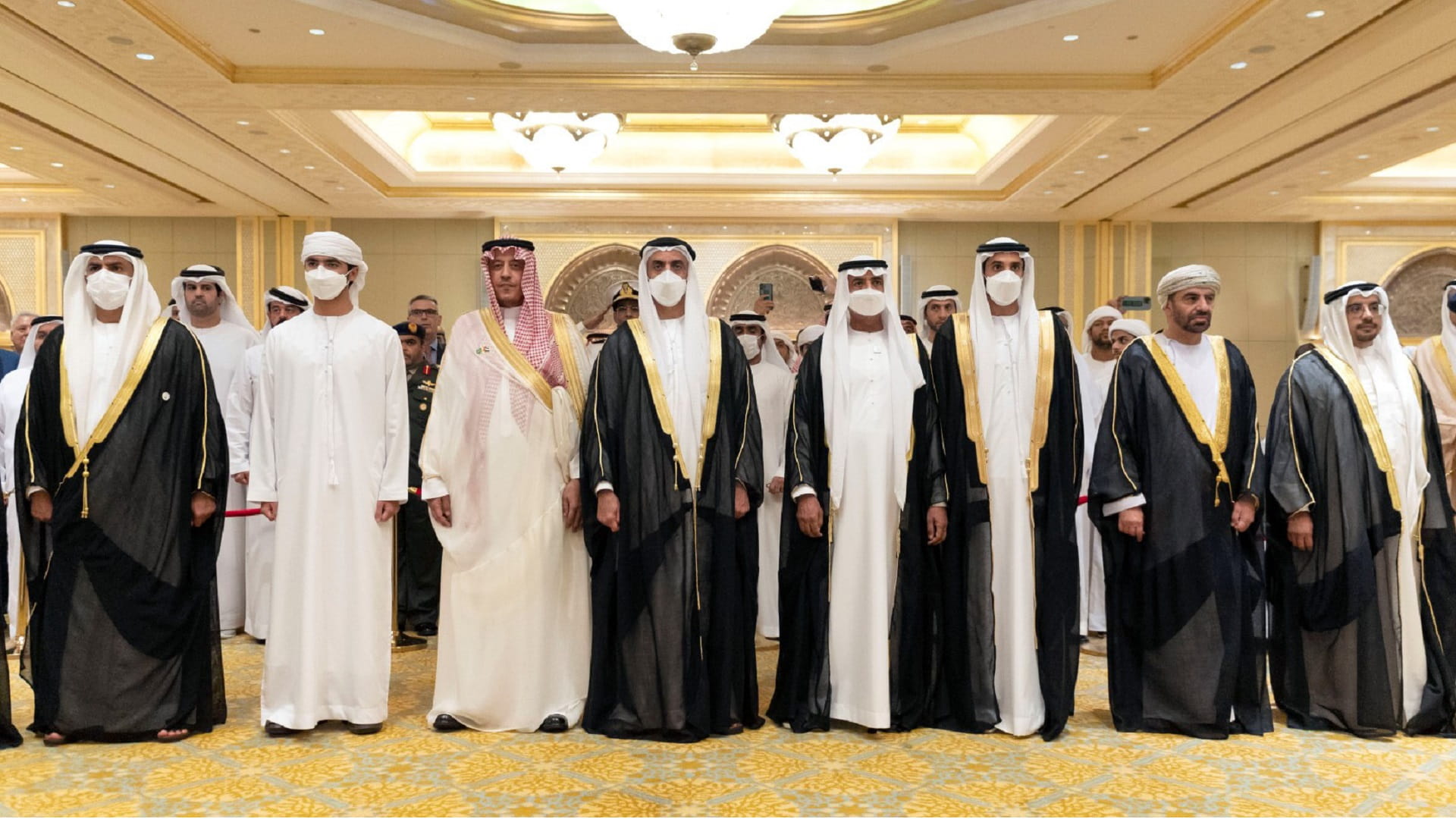 Image for the title: Saif bin Zayed attends Saudi embassy's celebrations on N. Day 