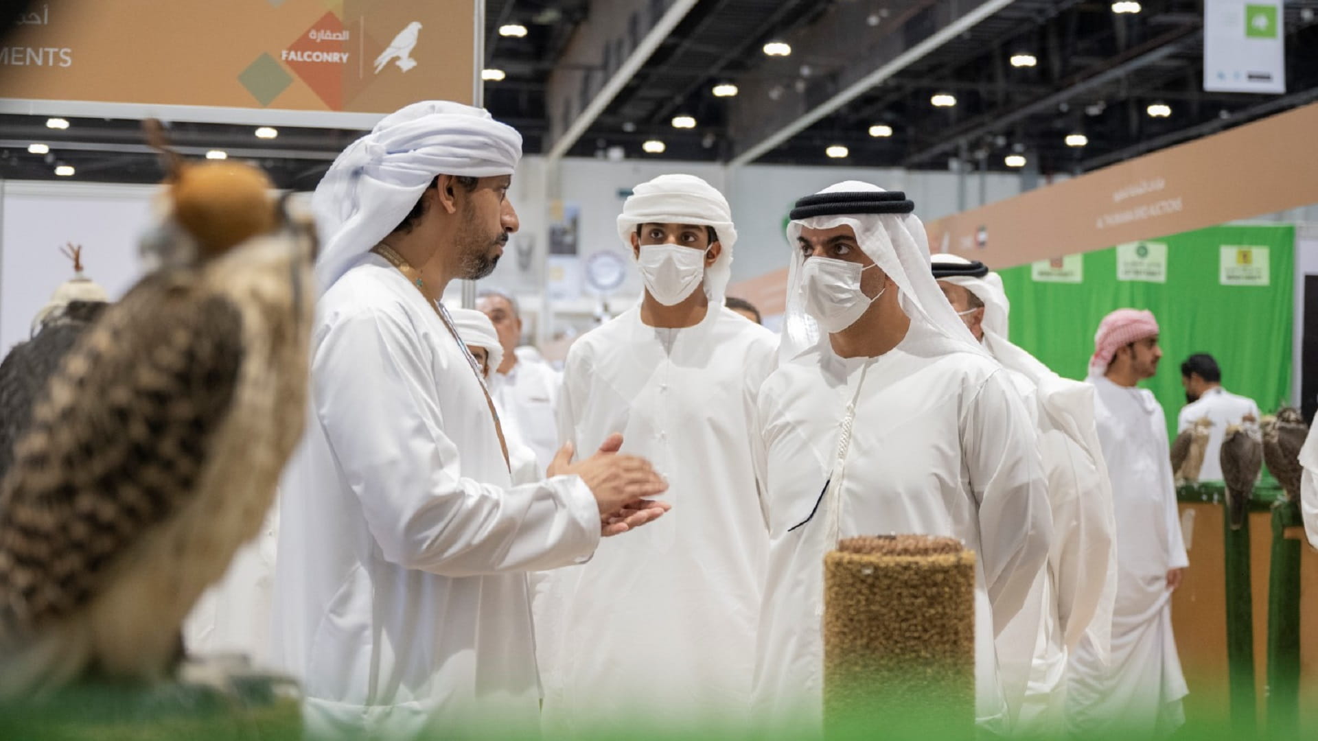 صورة بعنوان: حامد بن زايد يطلع على أجنحة معرض الصيد والفروسية الـ19 