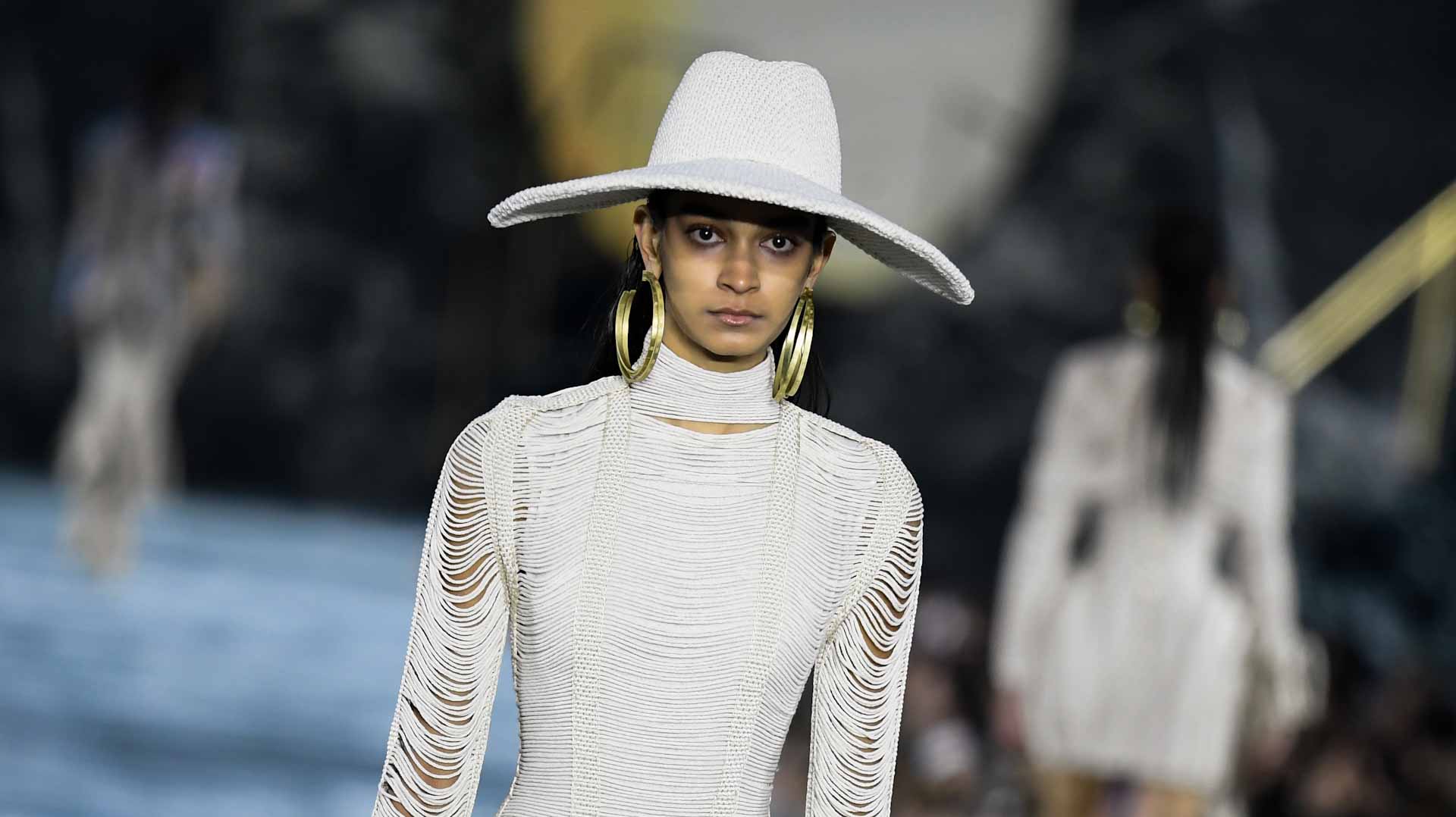 Image for the title: Balmain turns fashion show into music fest featuring Cher 