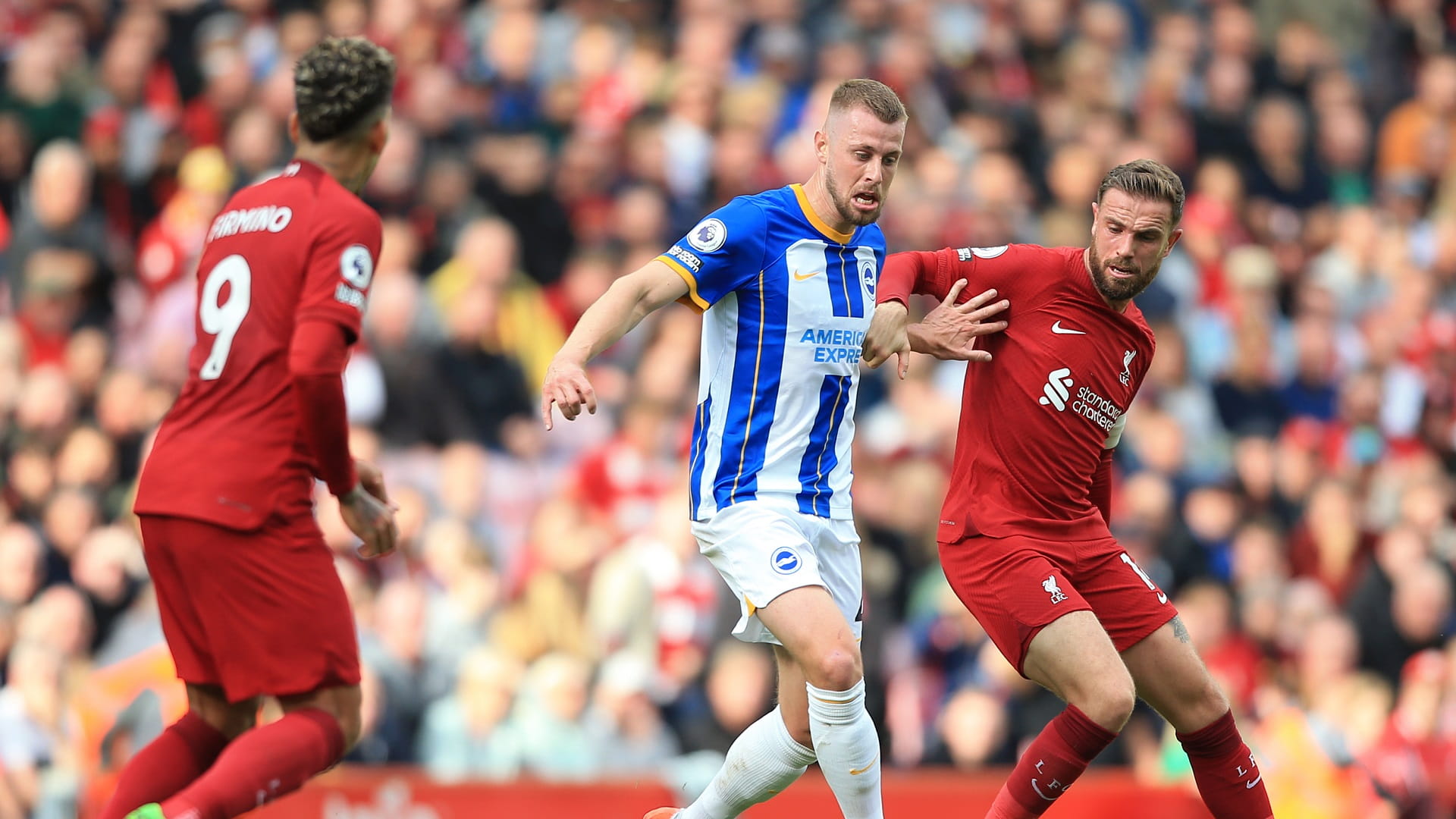 صورة بعنوان: ليفربول يتعثر أمام برايتون في الدوري الإنجليزي الممتاز 