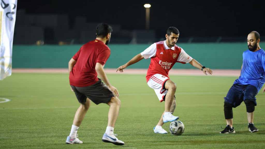 صورة بعنوان: نادي مليحة يواصل تنظيم مباريات بطولة رمضان لكرة القدم والطائرة  