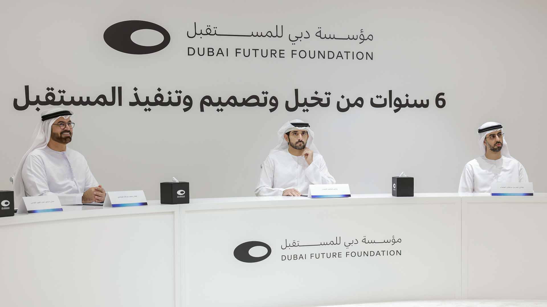 صورة بعنوان: حمدان بن محمد:دبي نجحت في تطوير نموذج عالمي لتصميم وتنفيذ المستقبل 