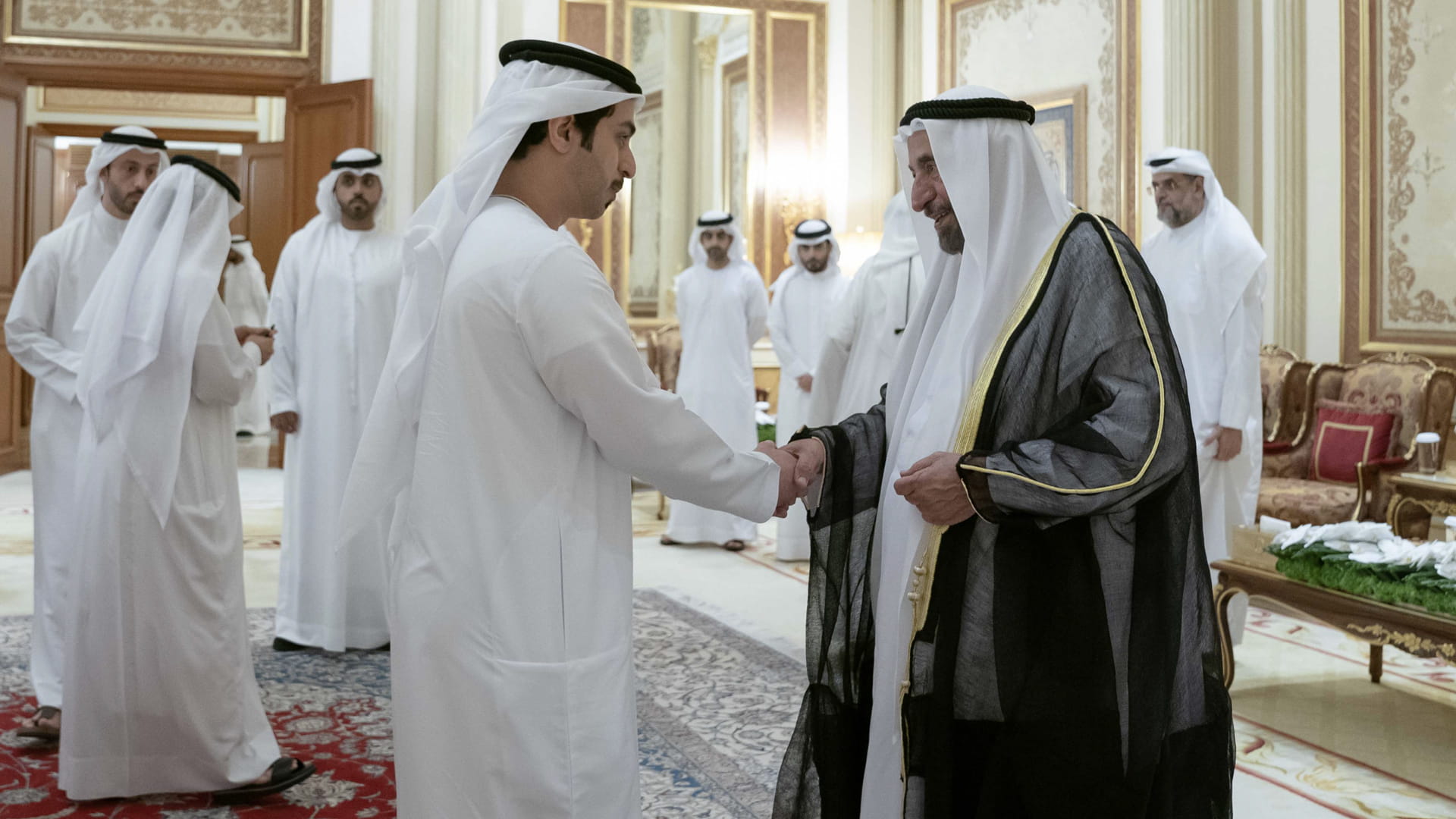Image for the title: Sheikhs and top officials congratulate Sharjah Ruler on Ramadan 