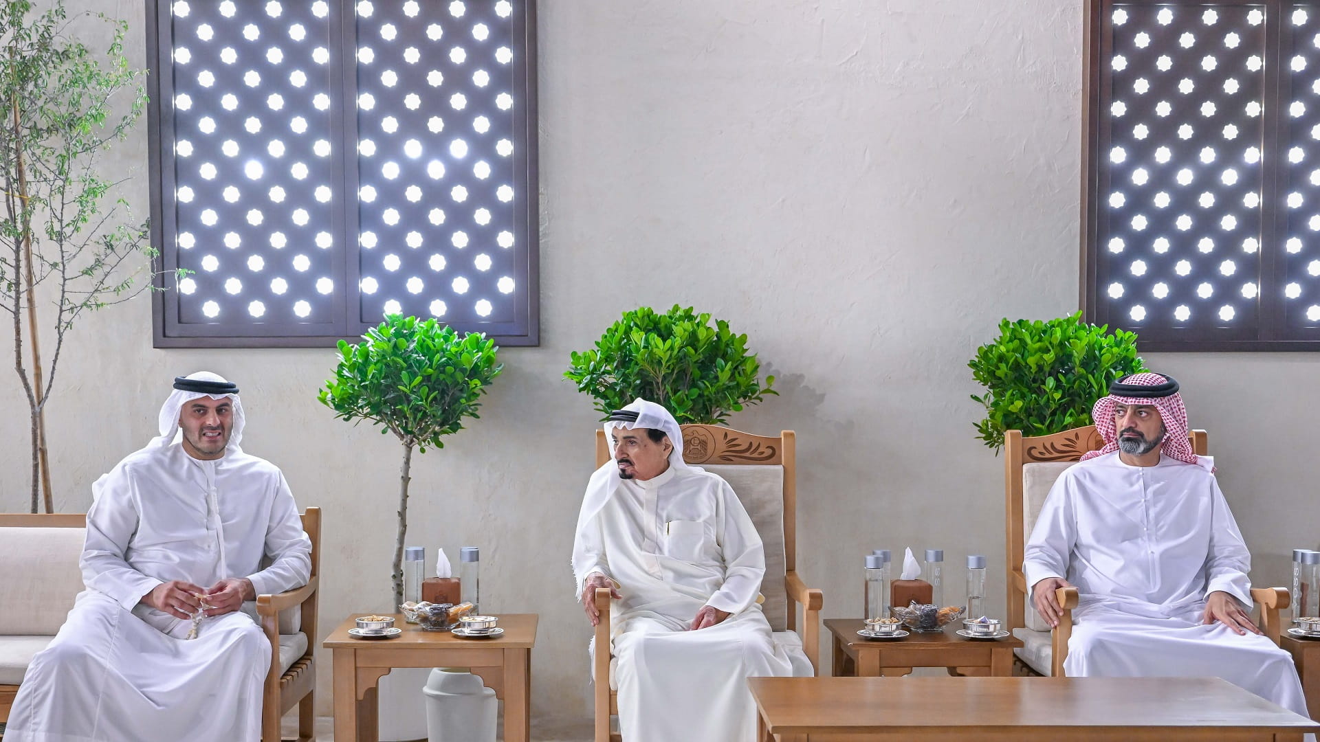 Image for the title: Ajman Ruler receives more Ramadan well-wishers 