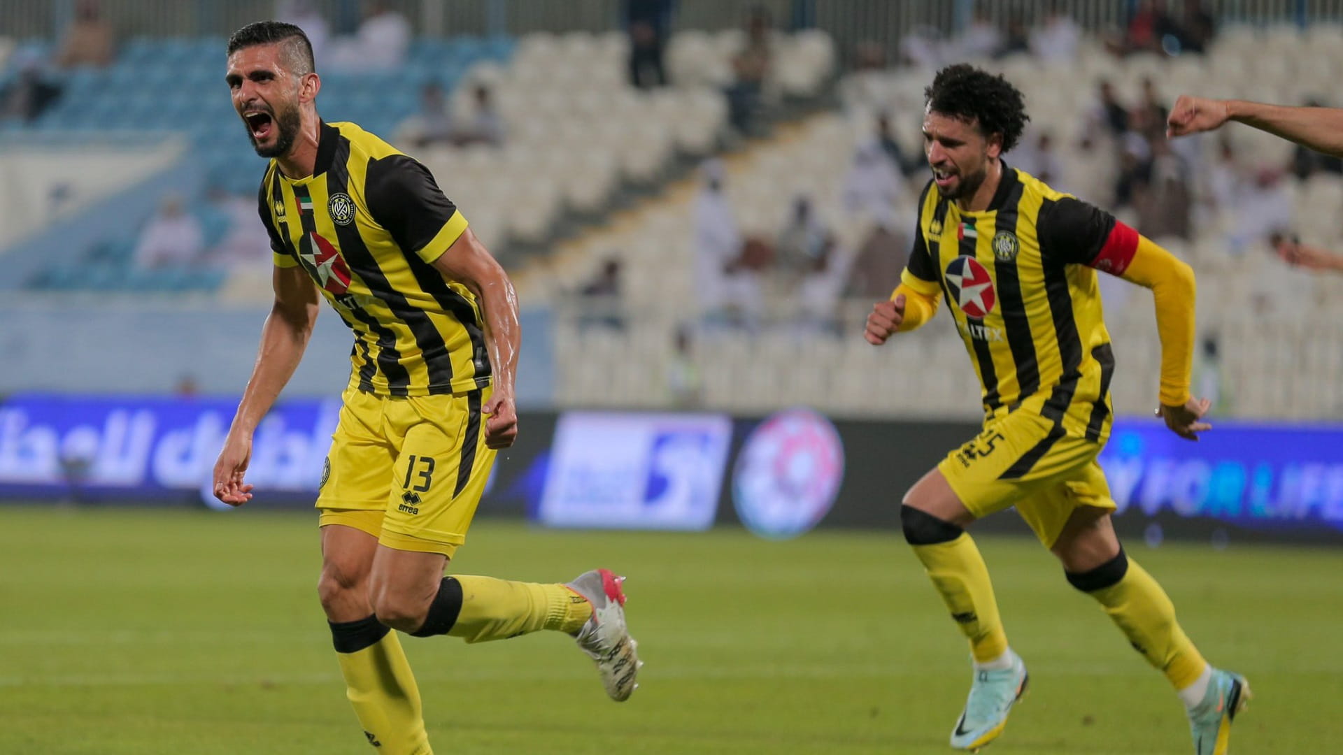 Image for the title: Ittihad Kalba beat Baniyas 2-1 in ADNOC Professional League 