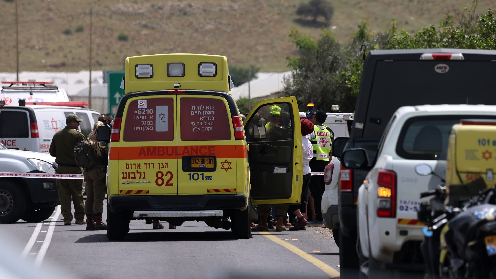 Image for the title: Two Israeli settlers killed in shooting attack 