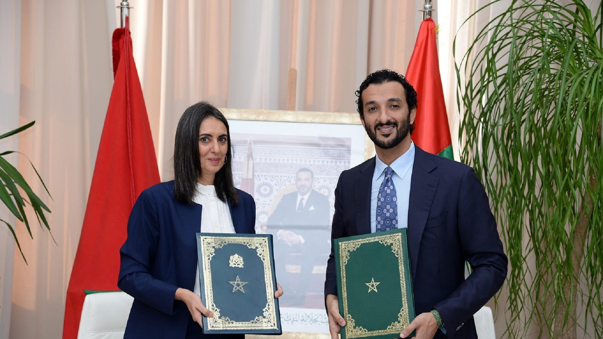 صورة بعنوان: اتفاق الإمارات والمغرب على مضاعفة التبادل التجاري والاستثماري 