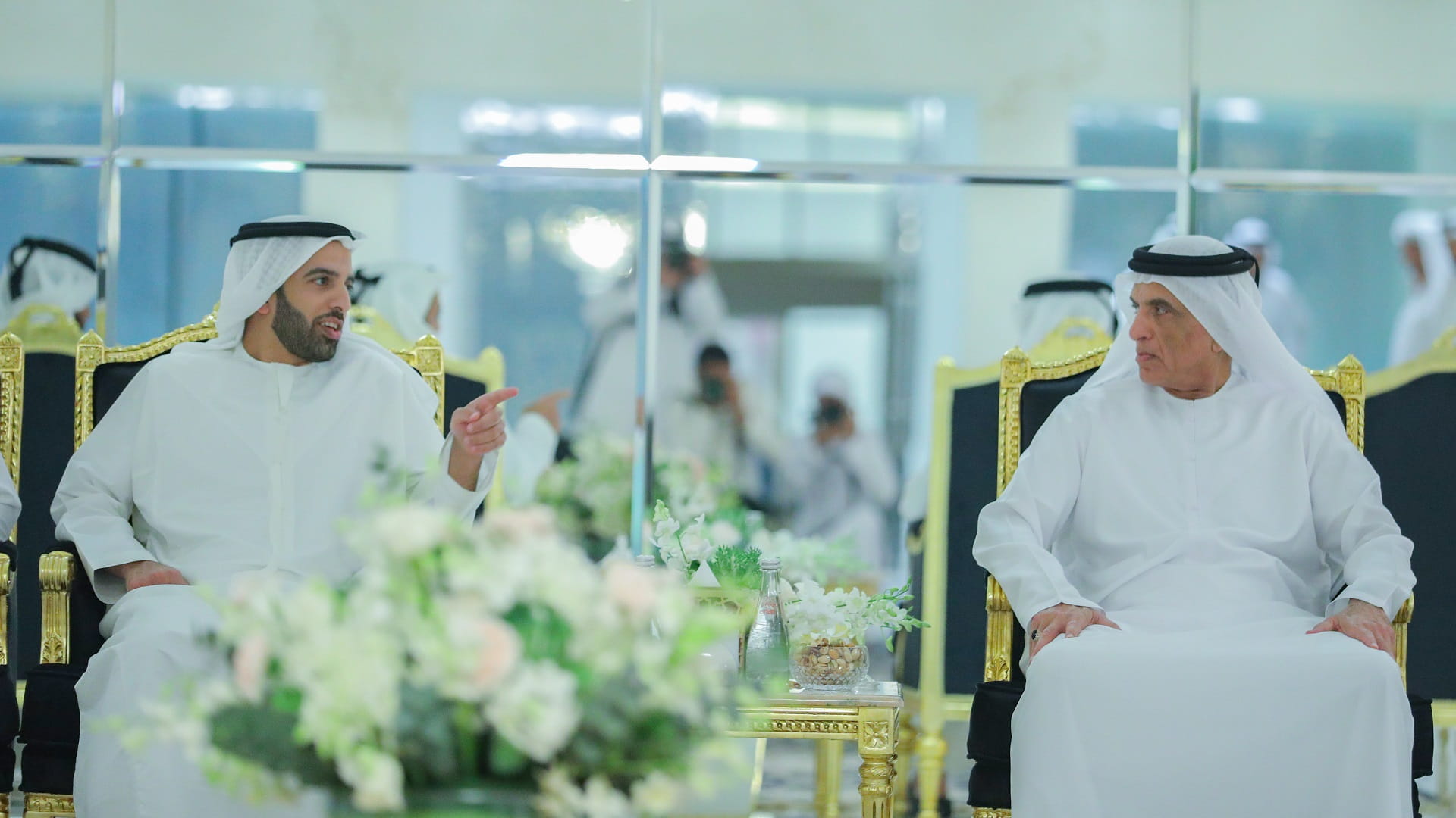 Image for the title: Ruler of Ras Al Khaimah receives Ramadan well-wishers 