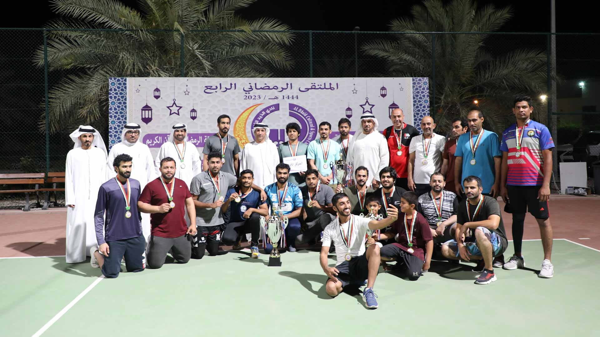 صورة بعنوان: نادي الذيد يختتم بطولته الرمضانية لكرة الطائرة المجتمعية  