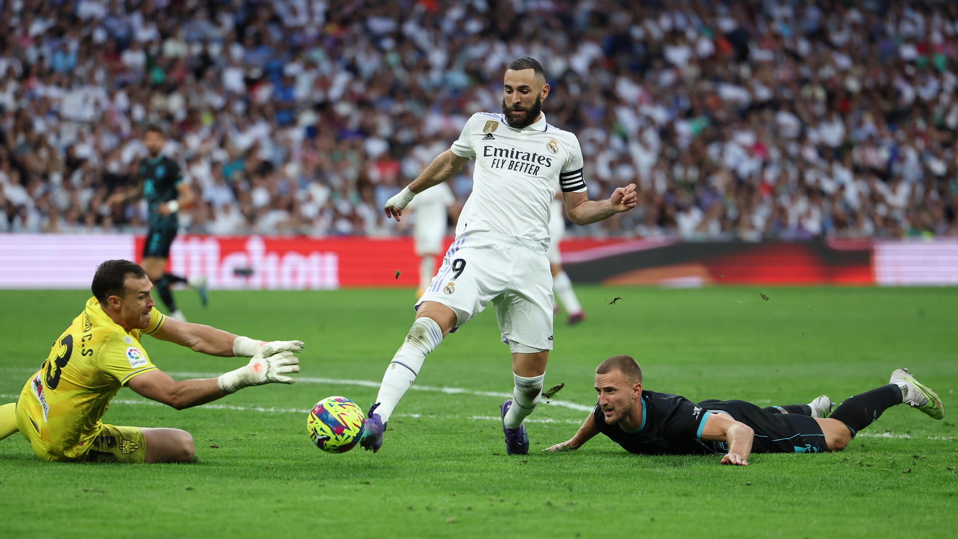 صورة بعنوان: الريال يفوز برباعية على ألميريا في الدوري الإسباني 