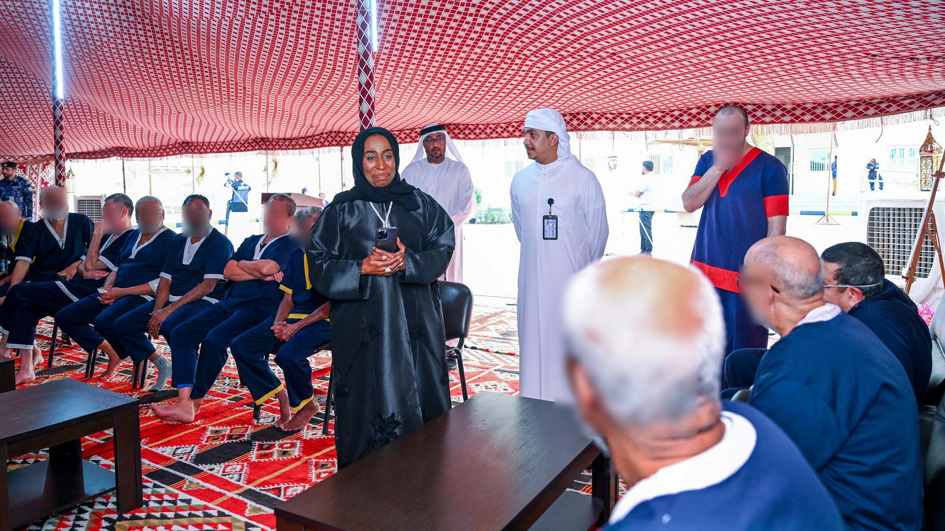 صورة بعنوان: إصلاحية الشارقة تنظم الملتقى الرمضاني الأول لنزلائها من كبار السن 