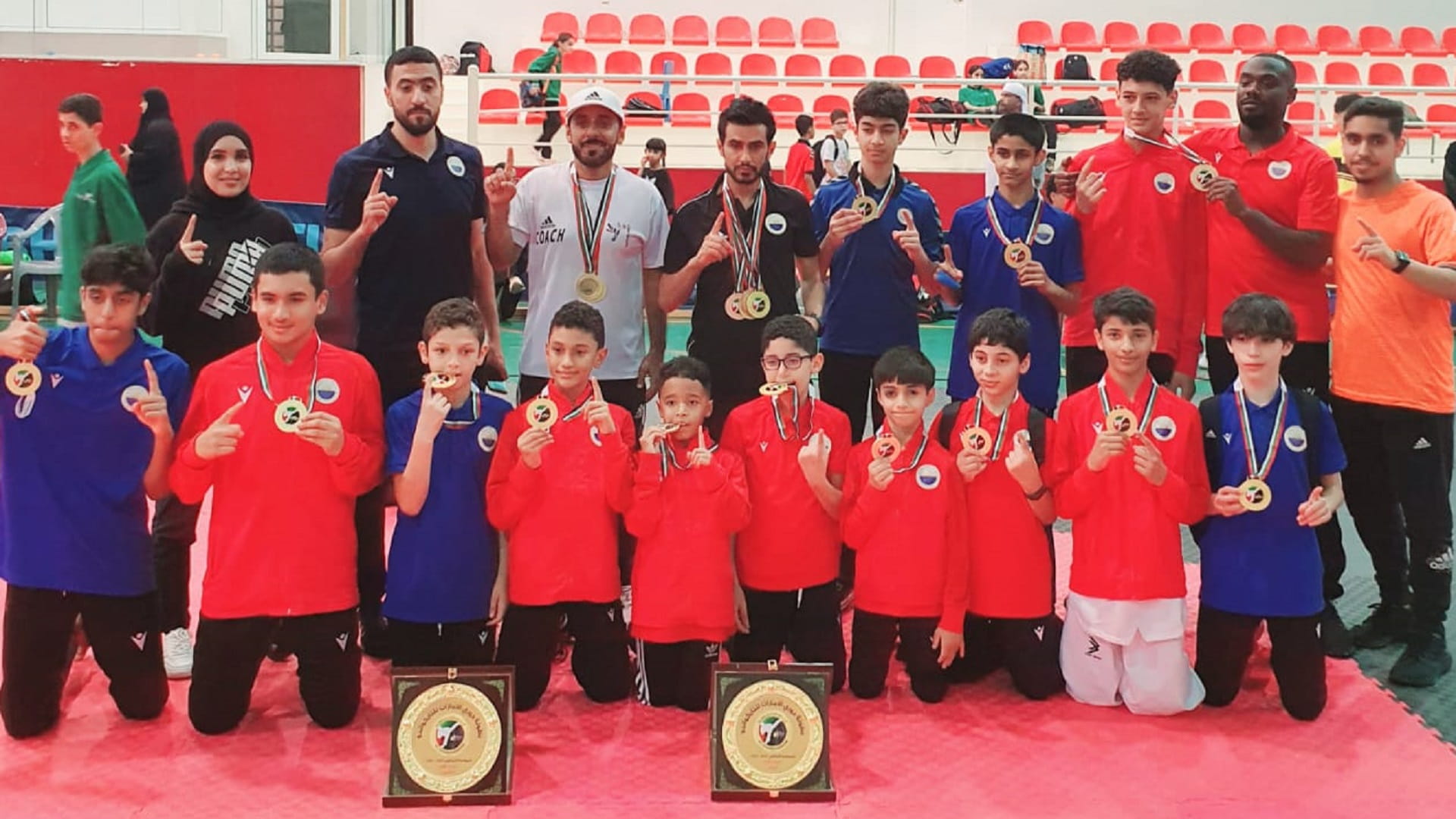 صورة بعنوان: نادي الشارقة يتوج بالمركز الأول في الدوري العام للتايكواندو 