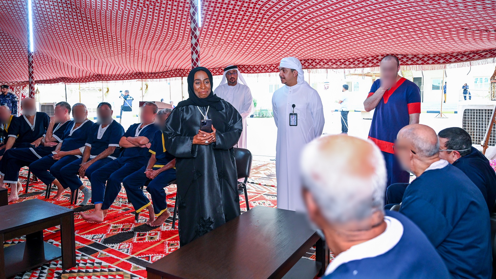 Image for the title: Sharjah Police holds first Ramadan gathering for senior inmates 