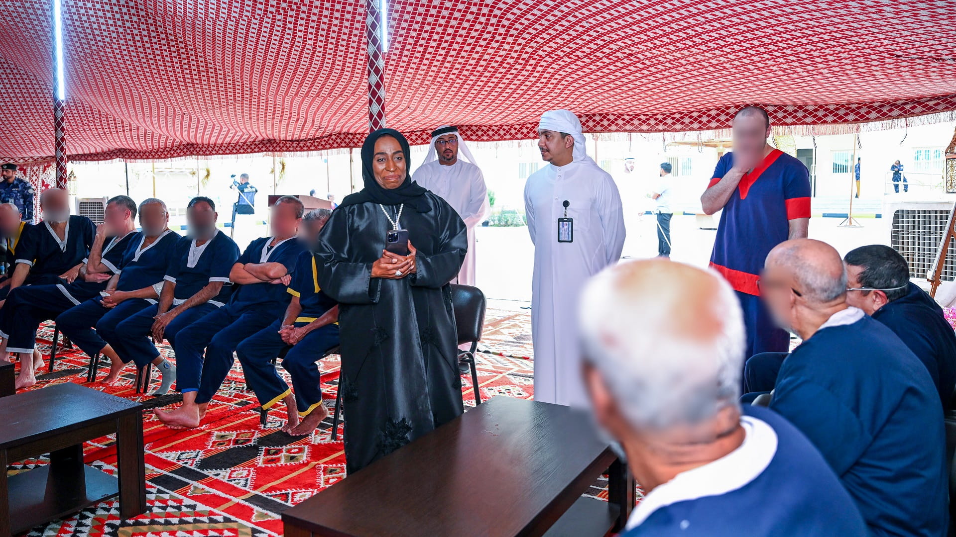 Image for the title: Sharjah Police holds first Ramadan gathering for senior inmates 