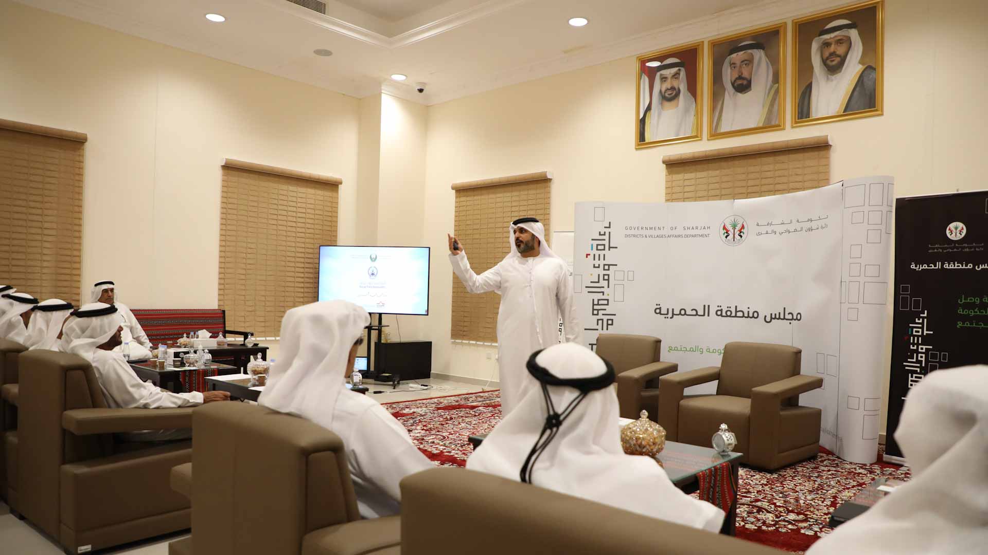 صورة بعنوان: في محاضرة رمضانية.. مجلس منطقة الحمرية يحذر من آفة المخدرات  