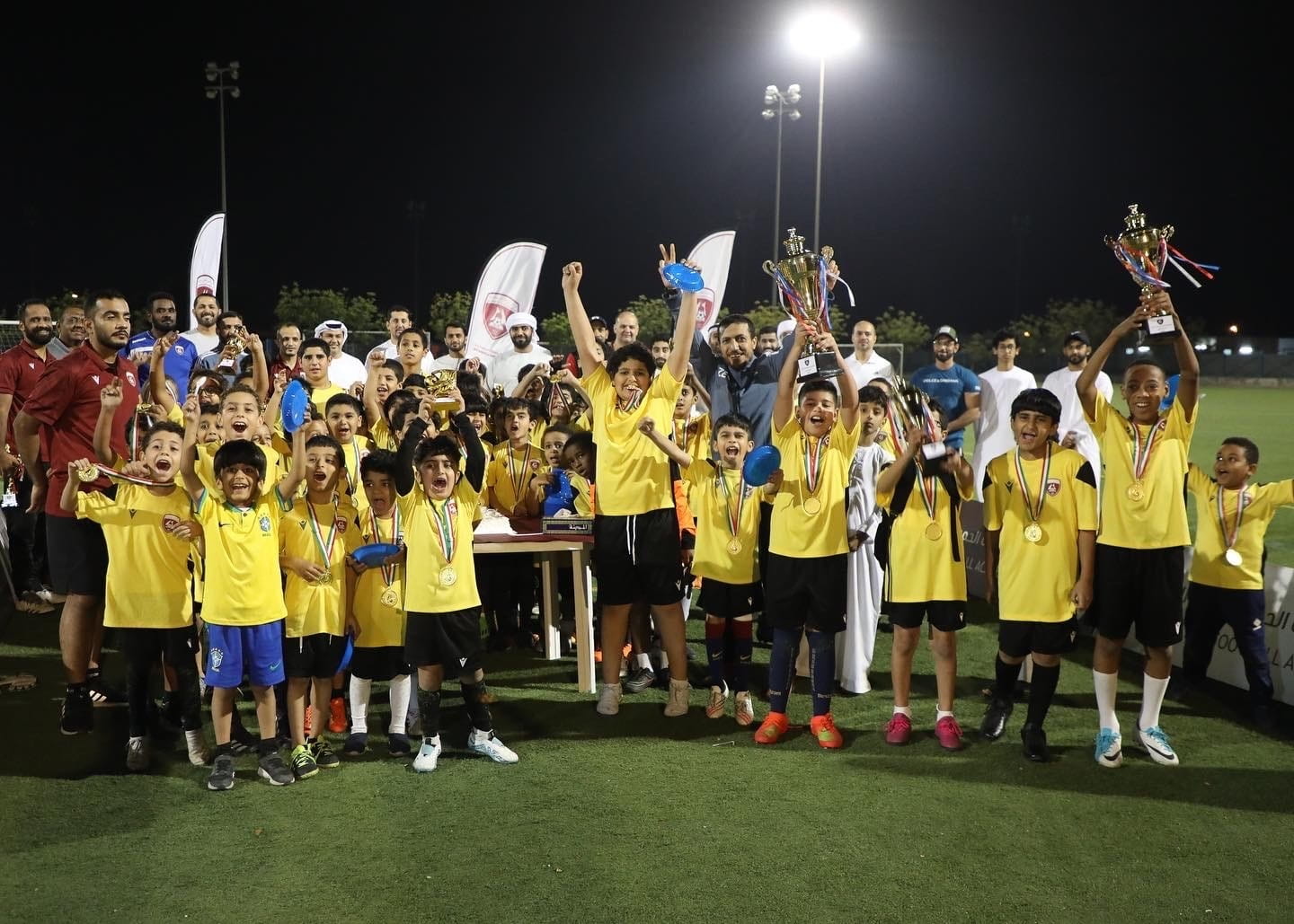 Image for the title: Al Hamriyah Football Academy honours champions 