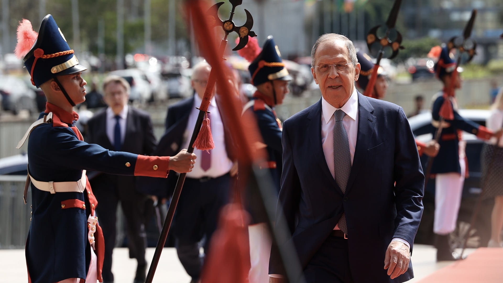 Image for the title: Russia's Lavrov to meet Lula, thanks Brazil on Ukraine 