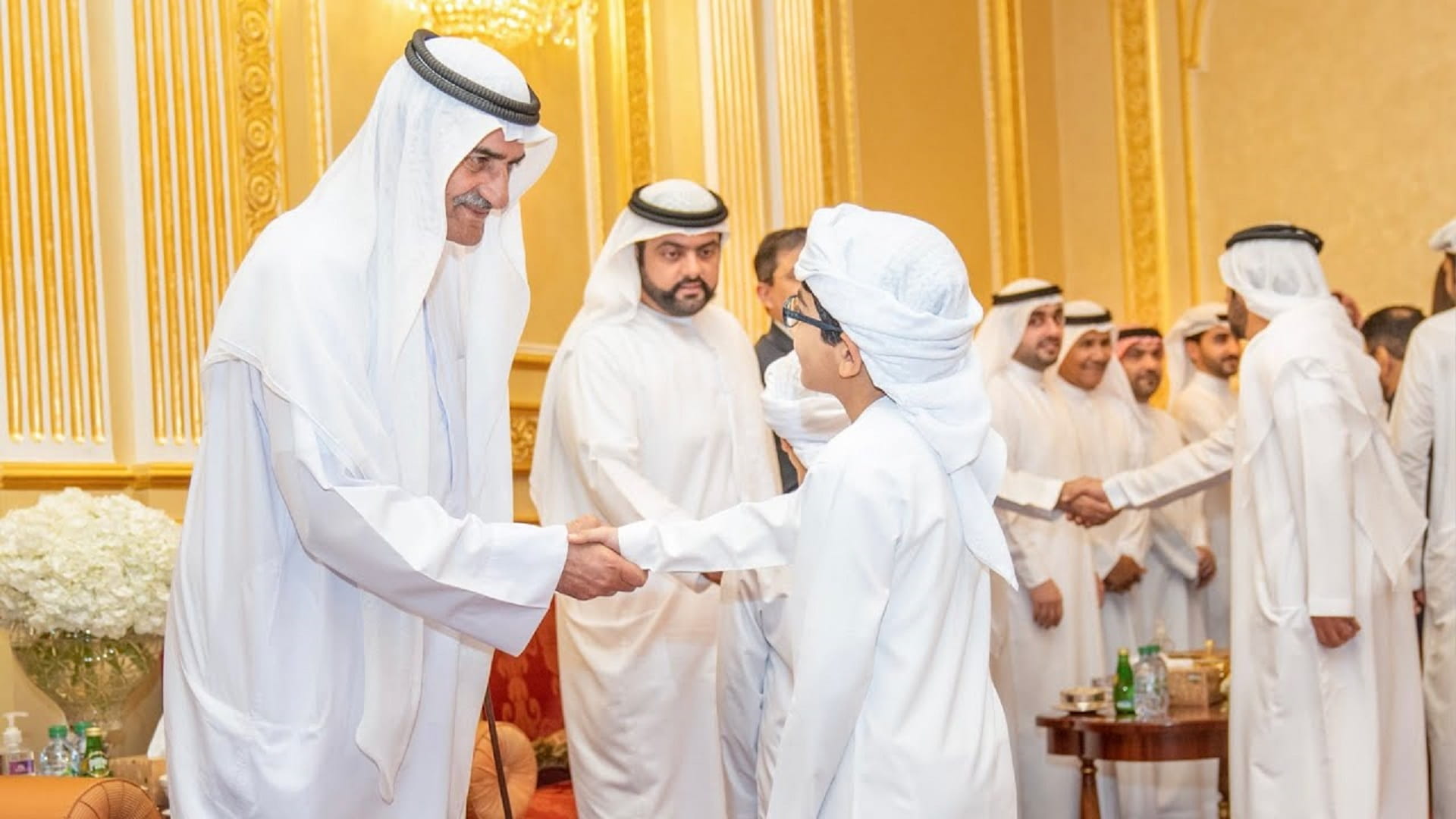 Image for the title: Fujairah Ruler receives Ramadan well-wishers 