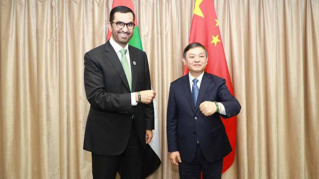 صورة بعنوان: الرئيس المعيّن لـ COP28 يختتم زيارة رفيعة المستوى إلى الصين 