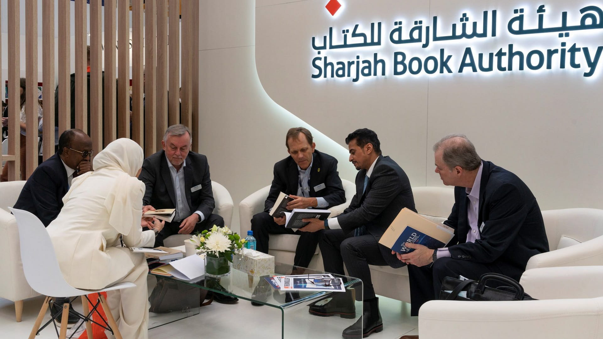 Image for the title: Sharjah forges partnerships with European publishers at LBF 2023 