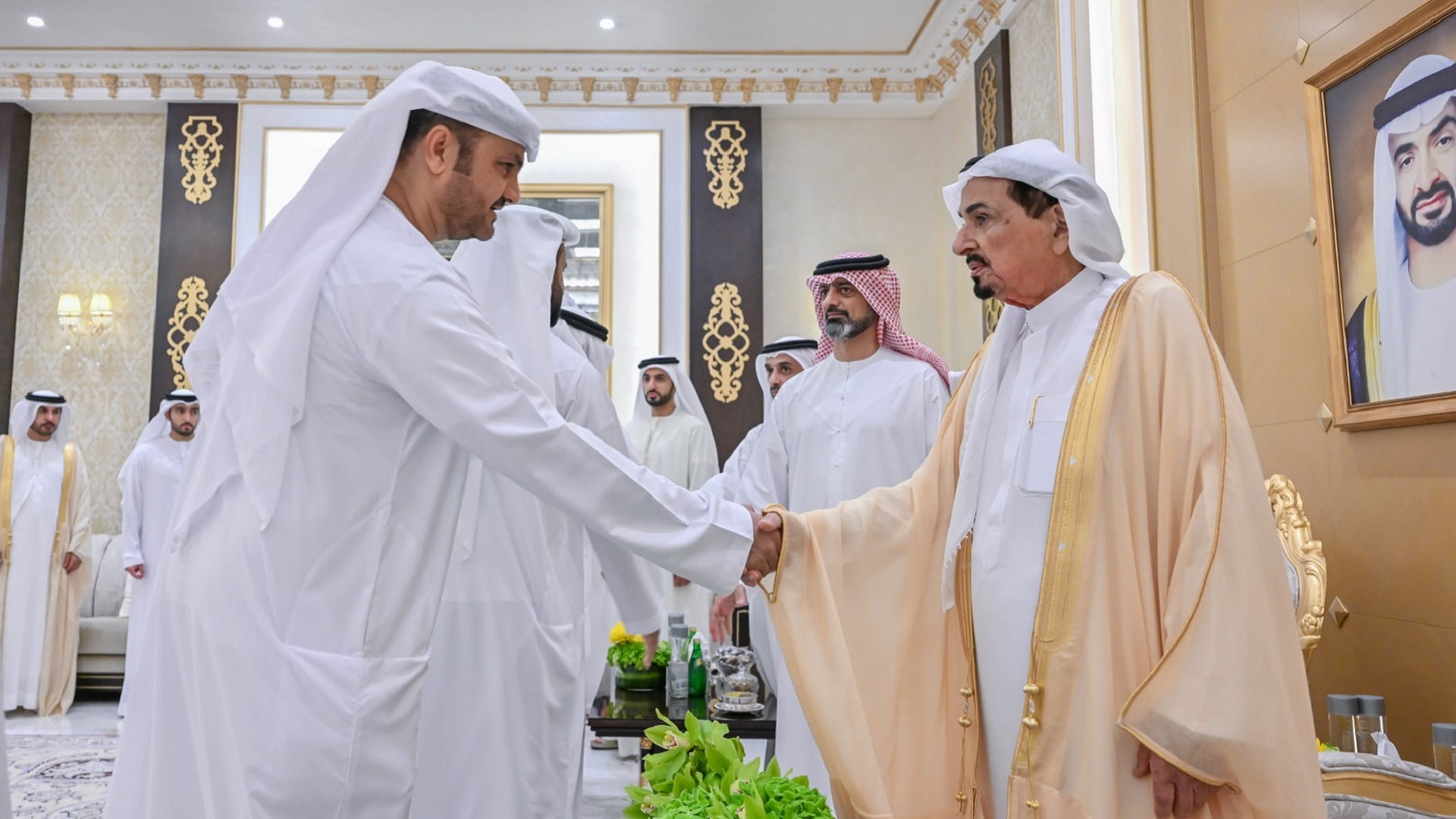 Image for the title: Ajman Ruler continues to receive Eid Al Fitr well-wishers 