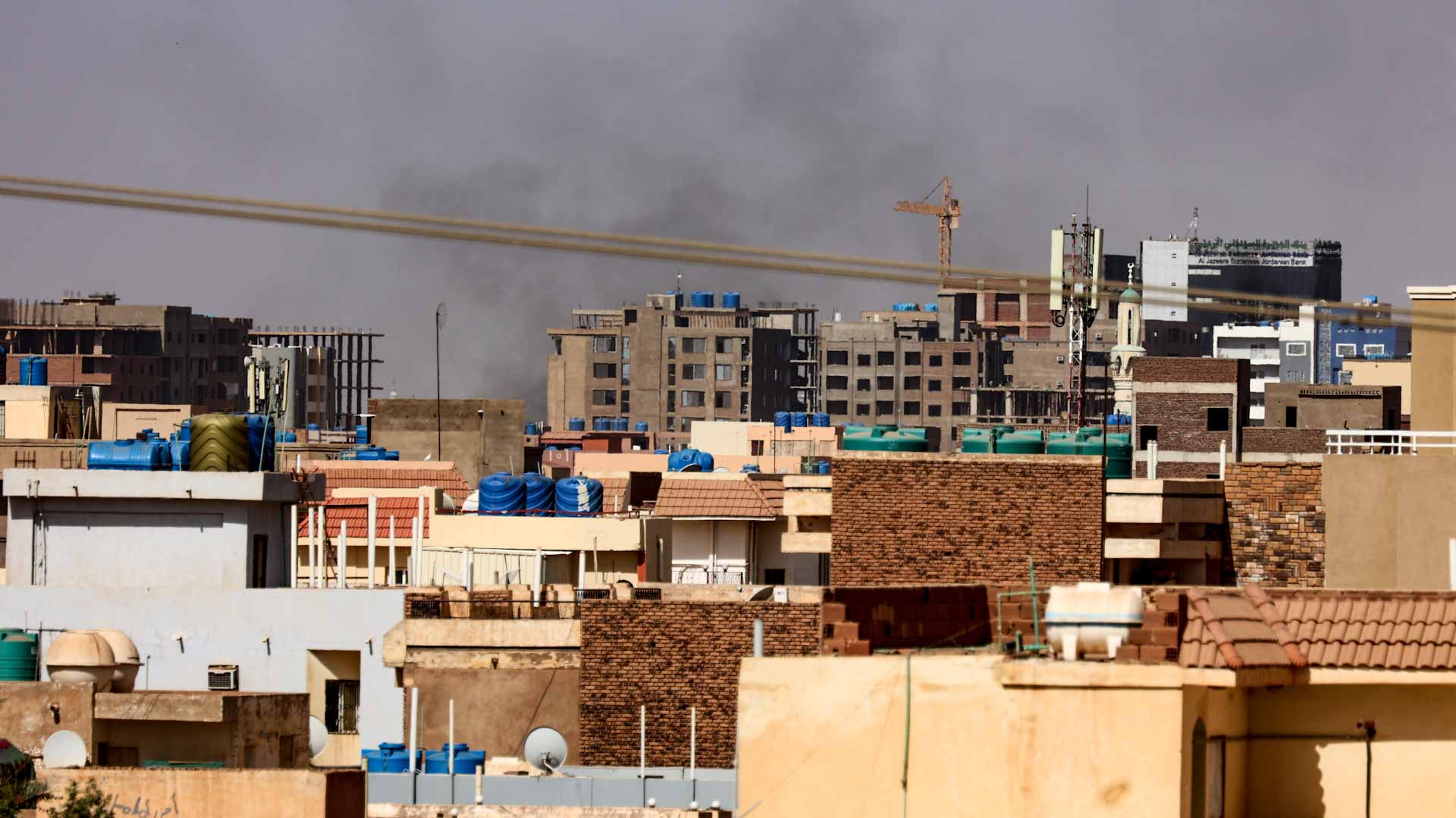 Image for the title: U.S. and French citizens flee fighting in Sudan 