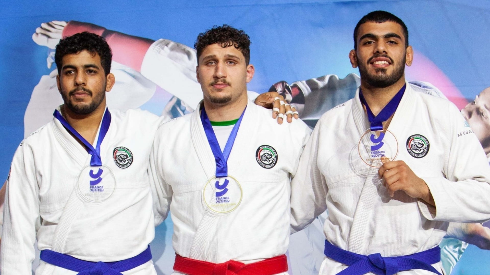 Image for the title: UAE jiu-jitsu team wins 16 medals at Grand Prix Paris Open 2023 