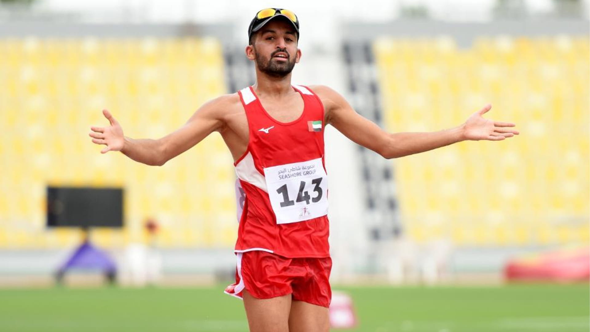 Image for the title: UAE wins first gold medal at West Asian Athletics Championship 