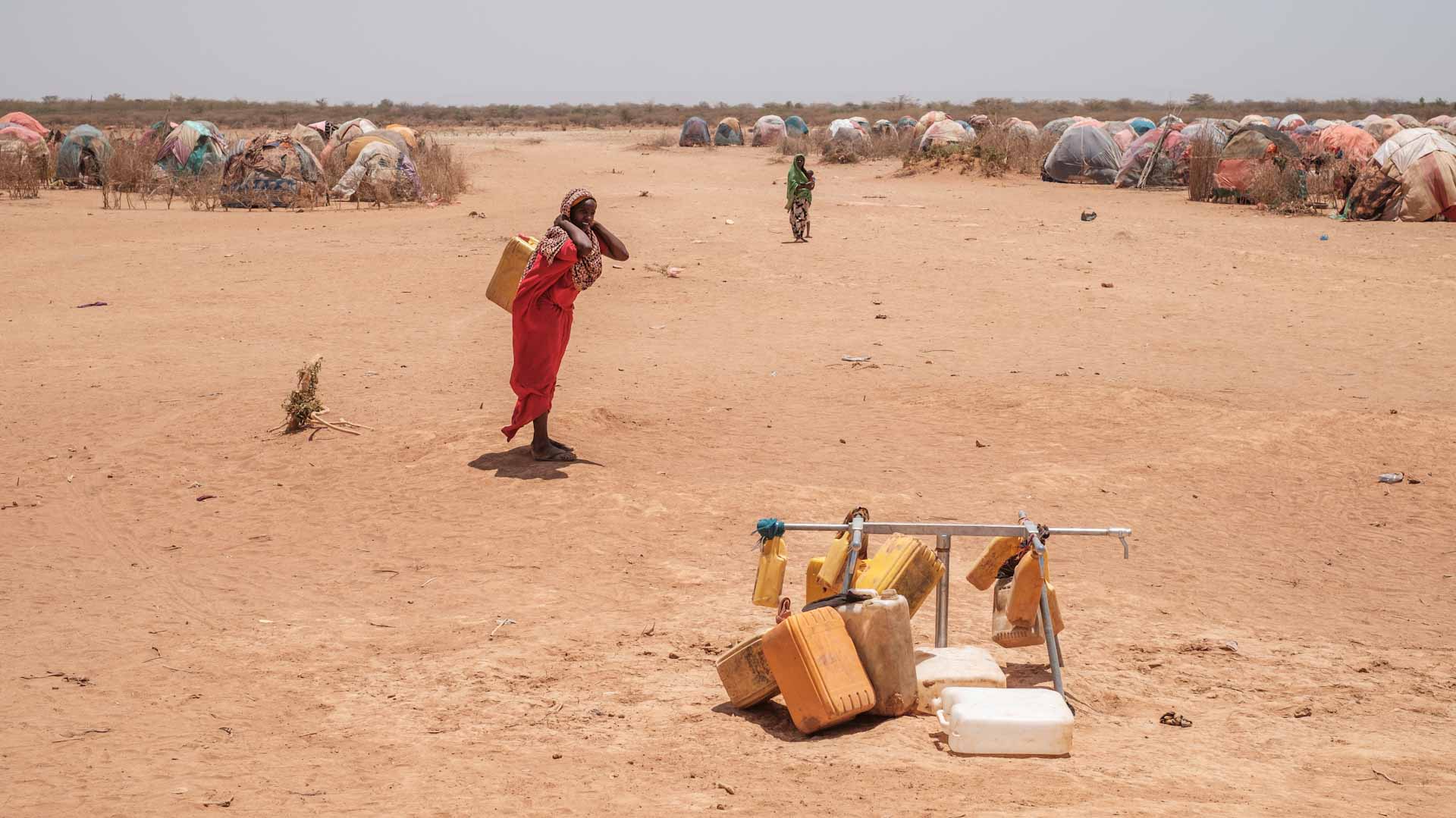 Image for the title: Global warming made Horn of Africa drought possible 