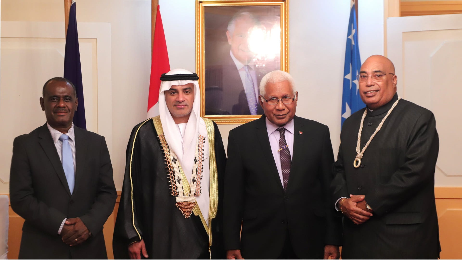 Image for the title: UAE Ambassador presents credentials to GG of Solomon Islands 