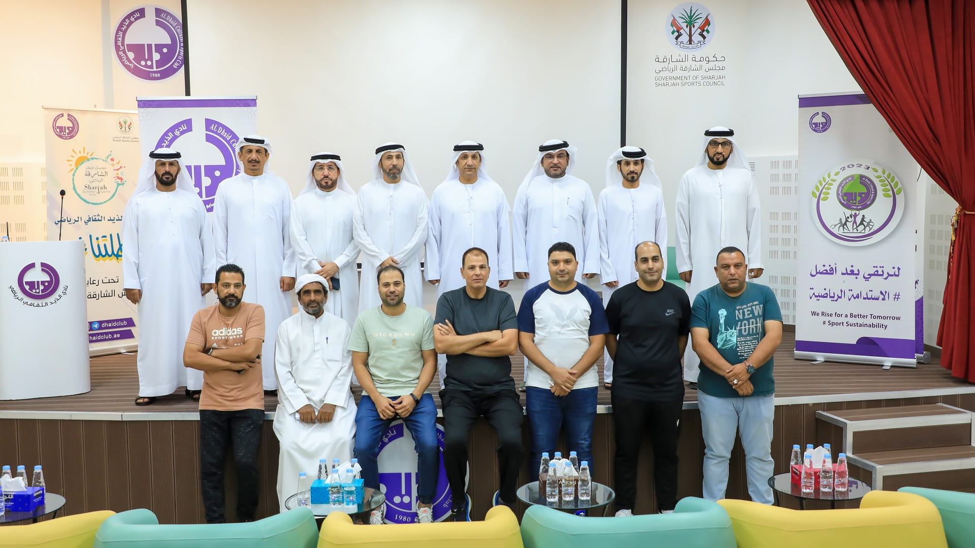 Image for the title: Al Dhaid Club organises Teamwork Ethics workshop for players 