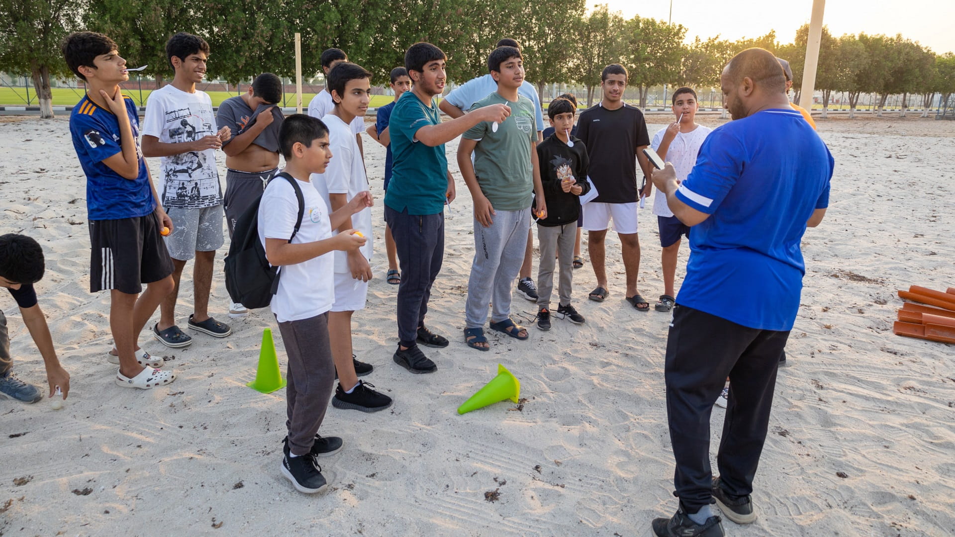 Image for the title: Fun at Al Hamriyah Club with Treasure Hunt summer activity 