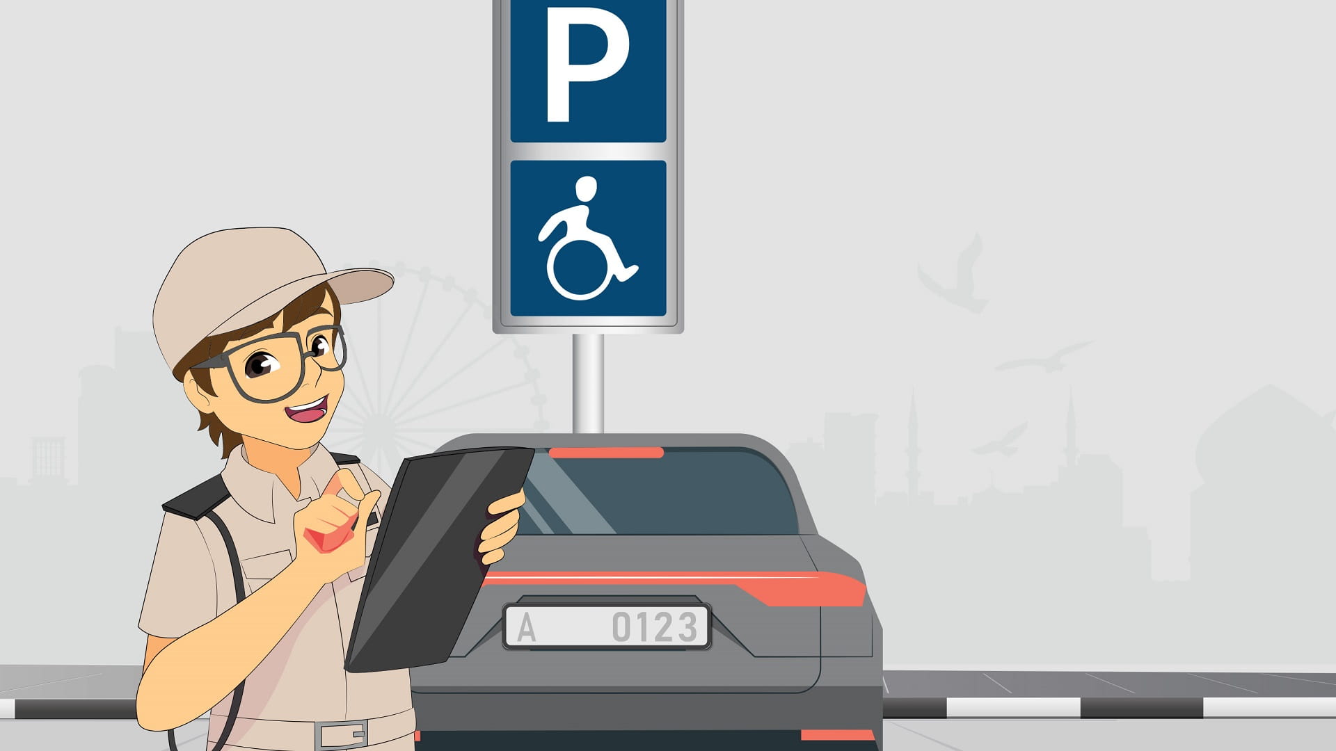 Image for the title: SM links people with disabilities cards to the parking system 