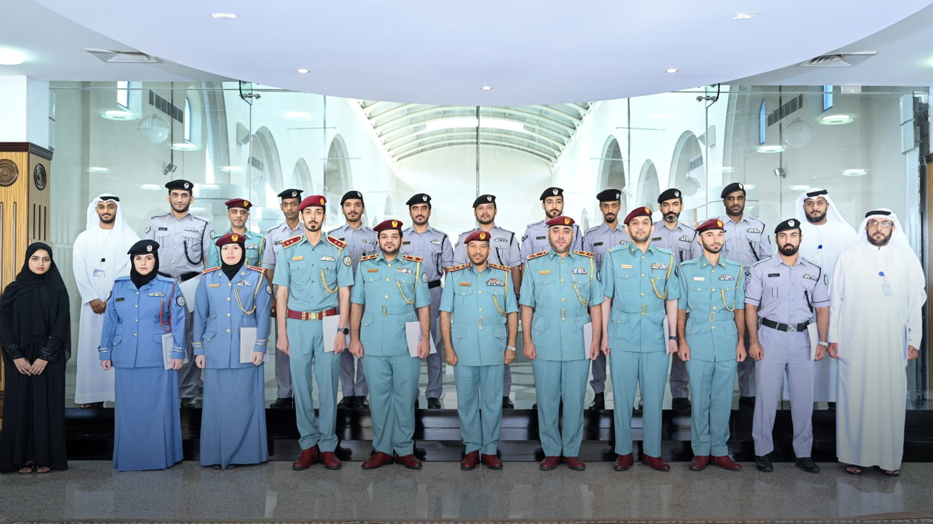 Image for the title: Sharjah Police honours a group of Central Operations employees 