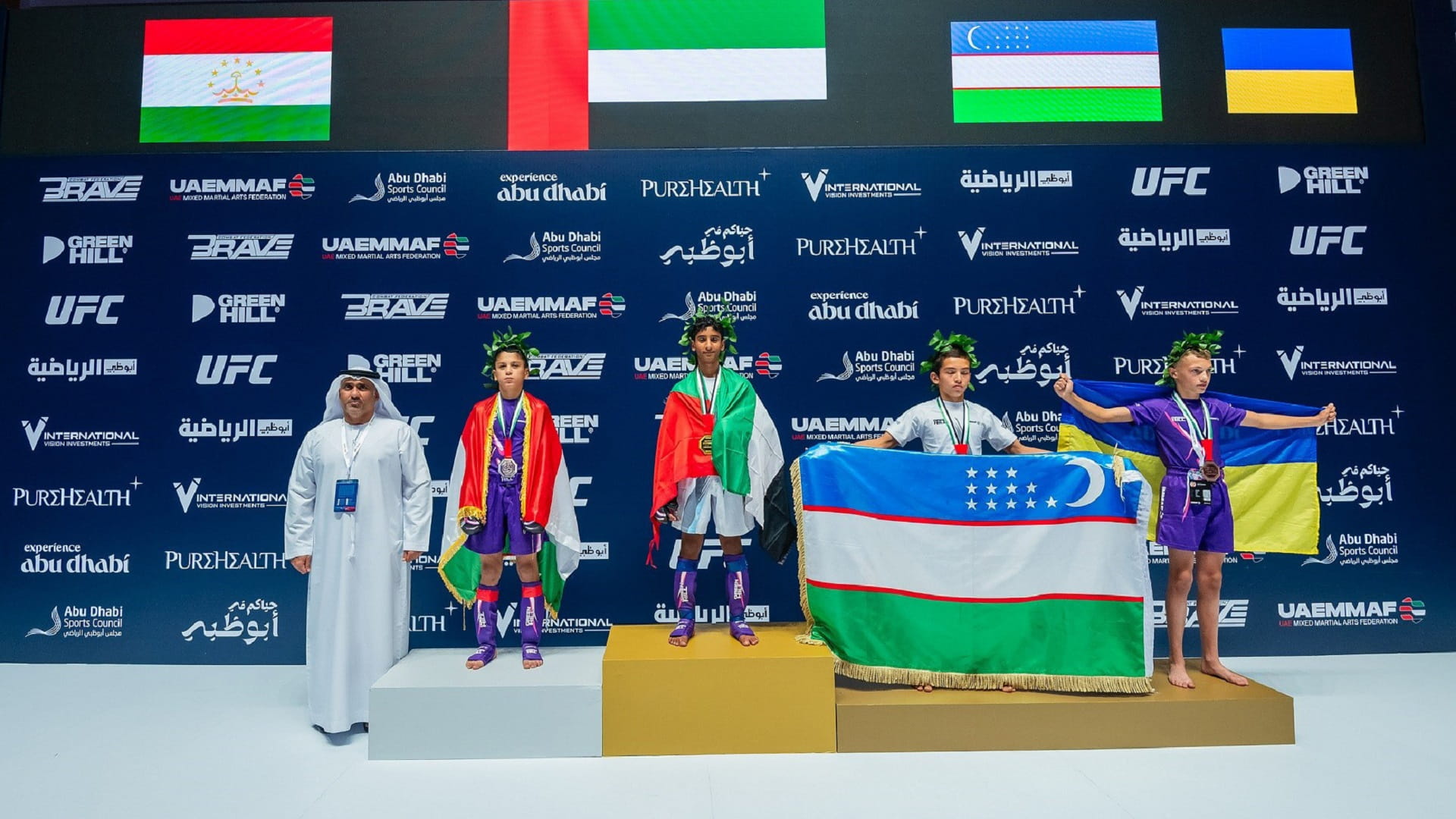 Image for the title: UAE win four medals at fourth IMMAF Youth World Championship 