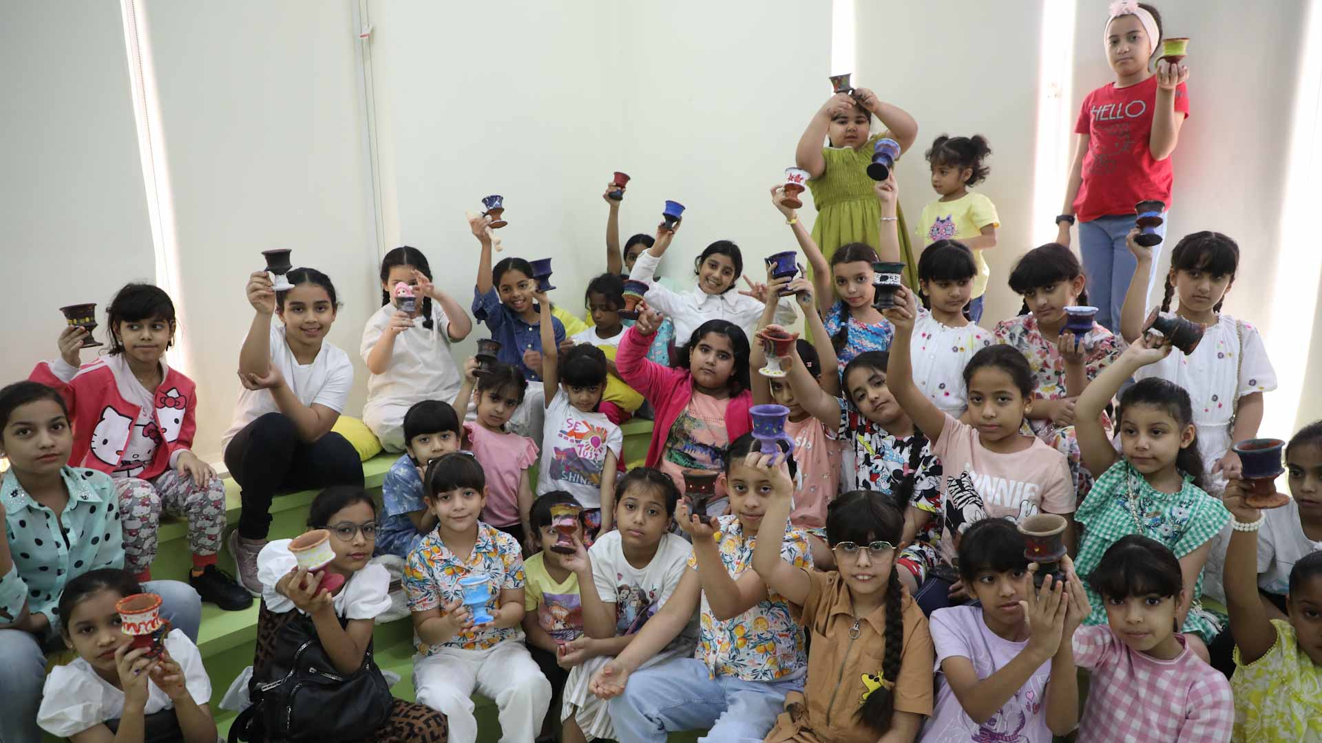 Image for the title: Al Hamriyah Municipality holds a painting chimneys workshop 